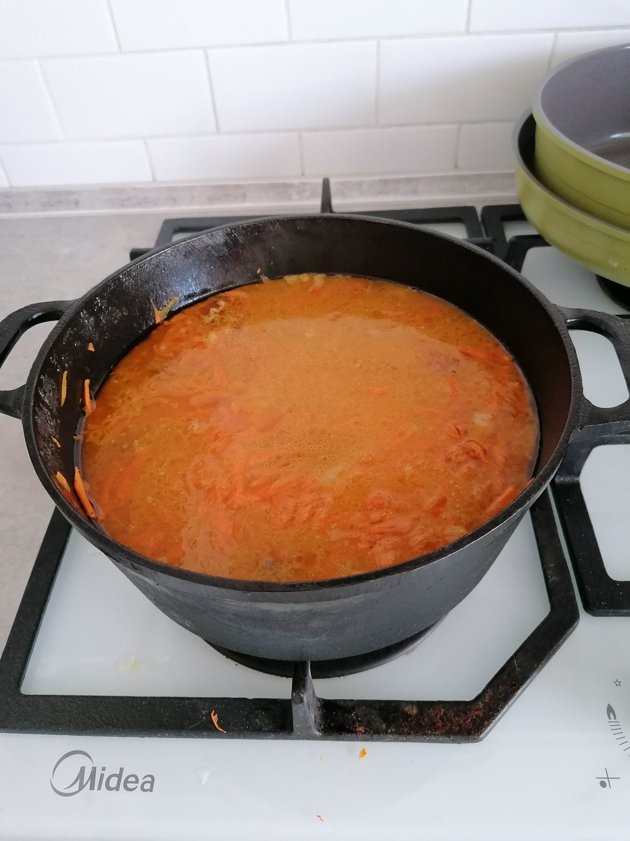 Pilaf in a cauldron on the stove: sweat, blood and tears - My, Pilaf, Food, Men's cooking, Dinner, Humor, Longpost