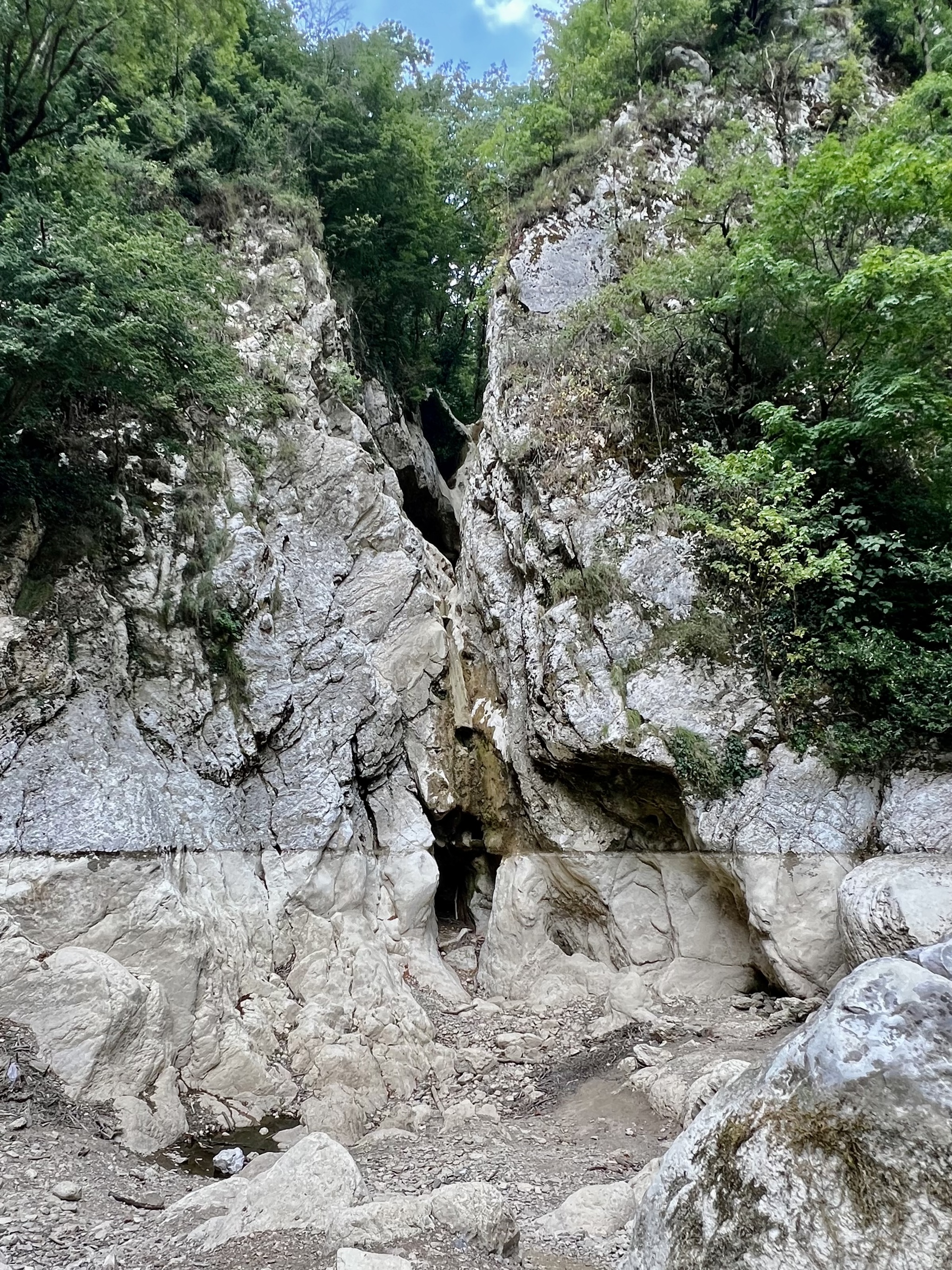 Agur waterfalls have dried up in Sochi - My, Watercolor, Plein air, Etude, Landscape, Sochi, Drought, Longpost