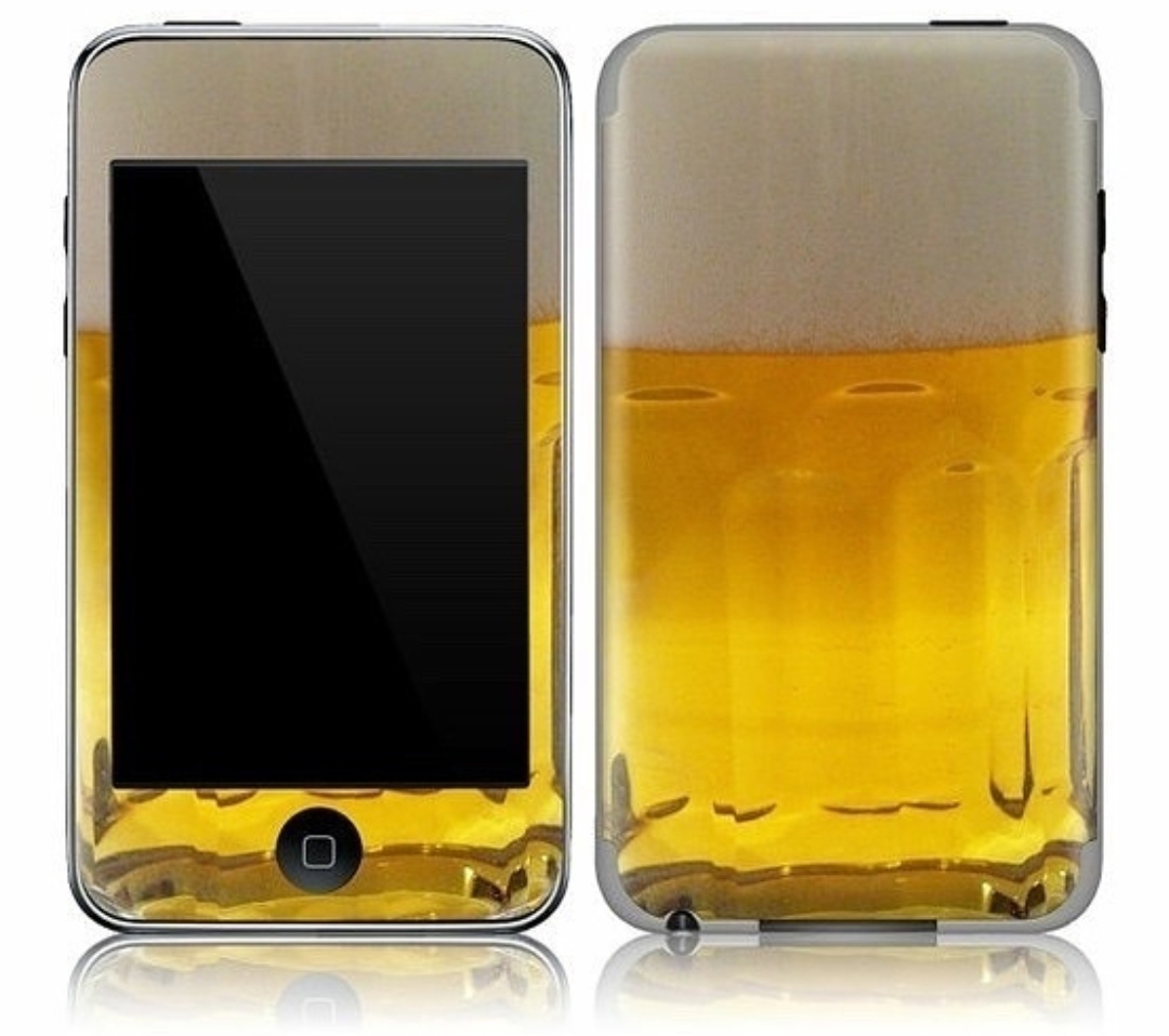 IBeer - Images, Humor, Telephone, iPhone, Expectation and reality, Beer, Suddenly