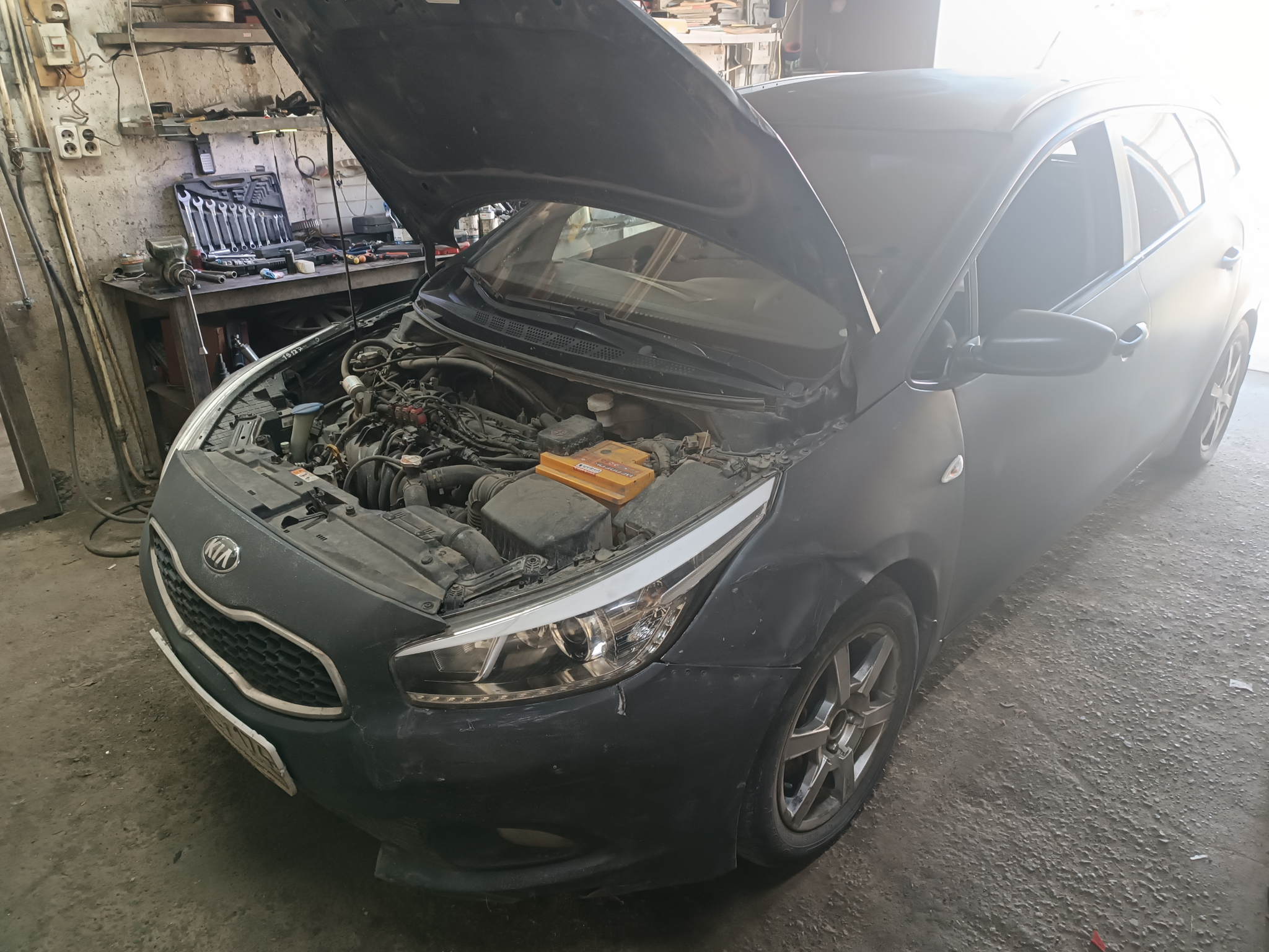 KIA Ceed: troits on gasoline - My, Auto, Car service, Auto repair, Diagnostics, Auto electrician, Humor, Longpost