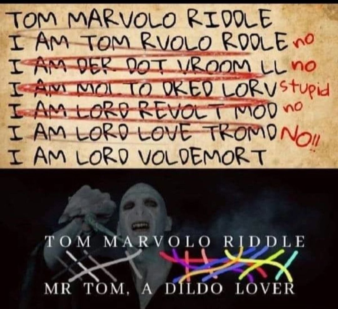 I am Lord Vol... - Harry Potter, Harry Potter And The Chamber of secrets, Voldemort, Joanne Rowling, Without translation, Picture with text, Humor