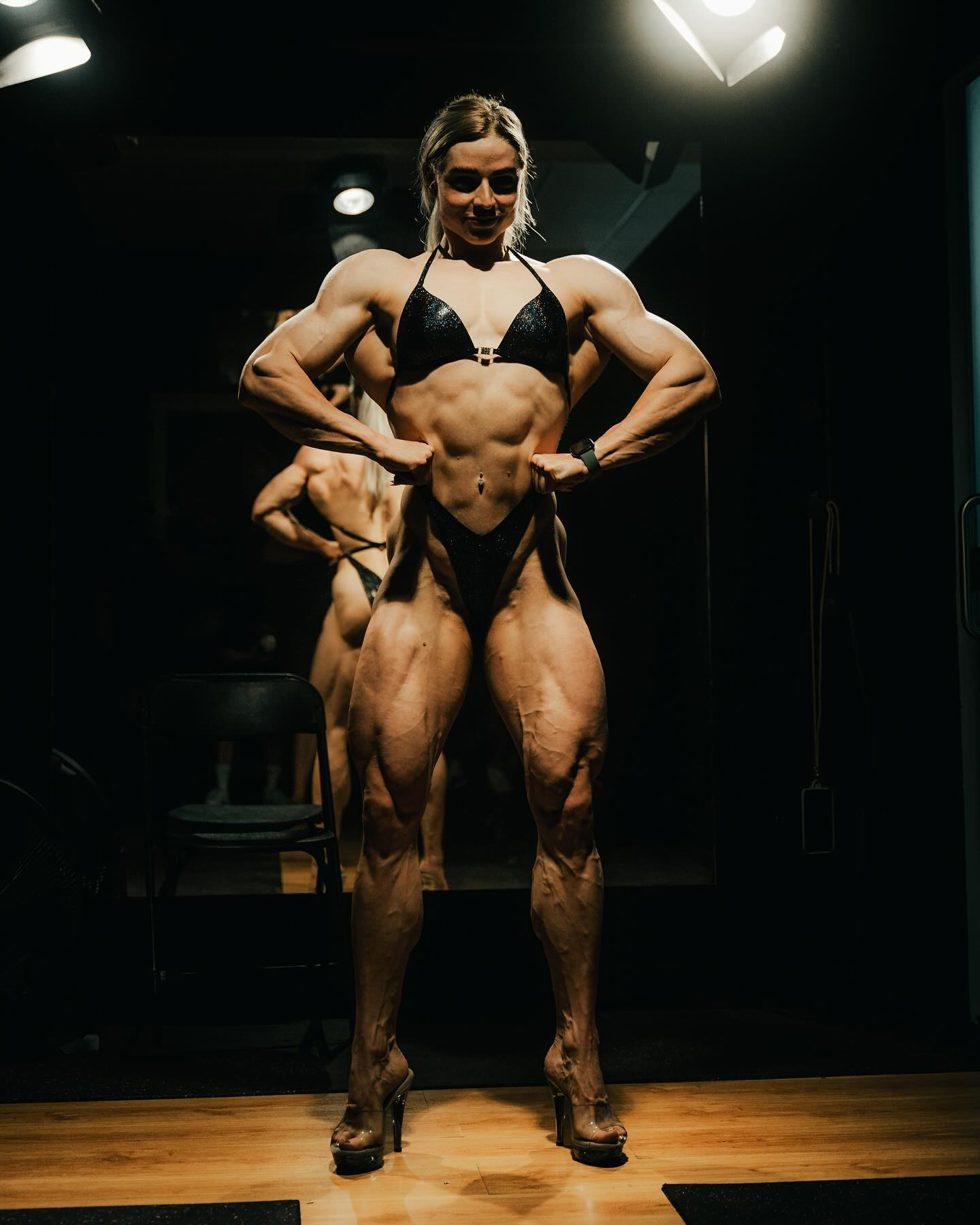 Lena Ramsteiner - Lena Ramsteiner, Bodybuilders, Muscle, Sports girls, Girls, Strong girl, Body Fitness, Back, Body-building, Video, Vertical video, Youtube, Longpost