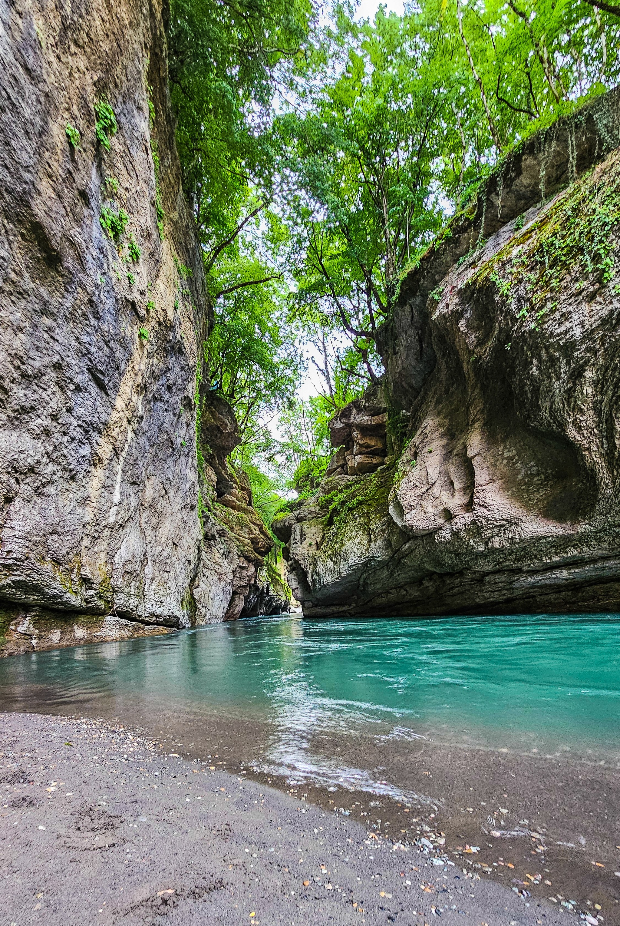 A piece of vacation - My, Waterfall, River, Forest, The mountains, Caucasus, Republic of Adygea, Water, Mobile photography, Longpost