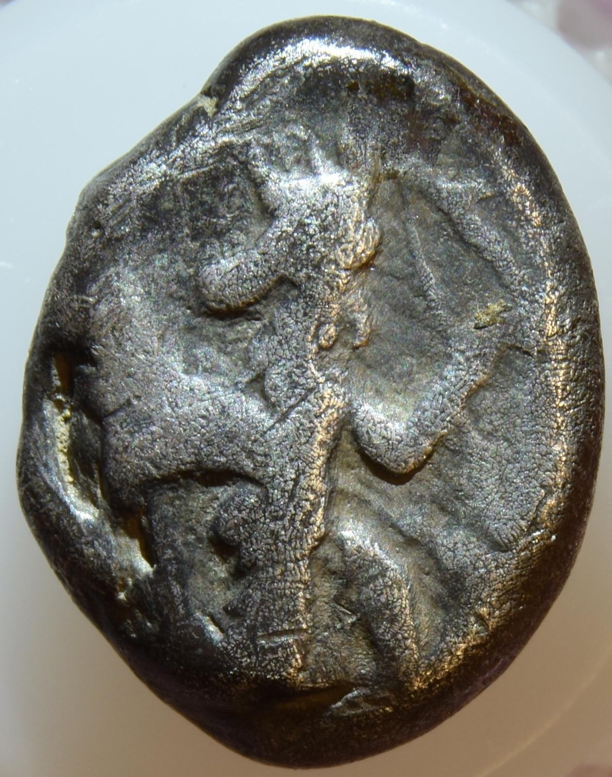 Shekel of King Darius - My, Antiquity, Numismatics, Coin, Persia, Money, Longpost