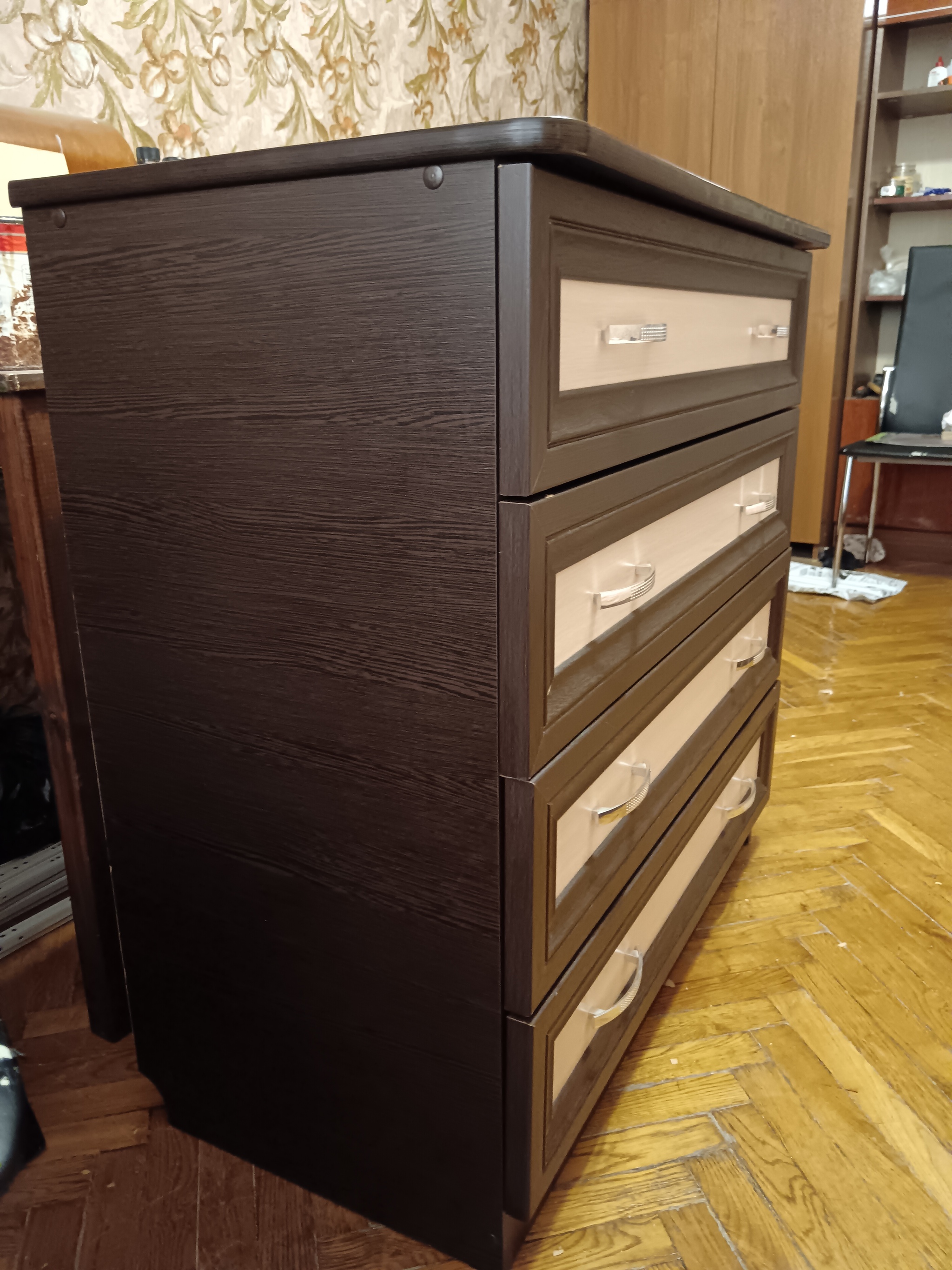 Two-color chest of drawers. Part 2 - My, Repair, Recovery, Dresser, Furniture, Longpost