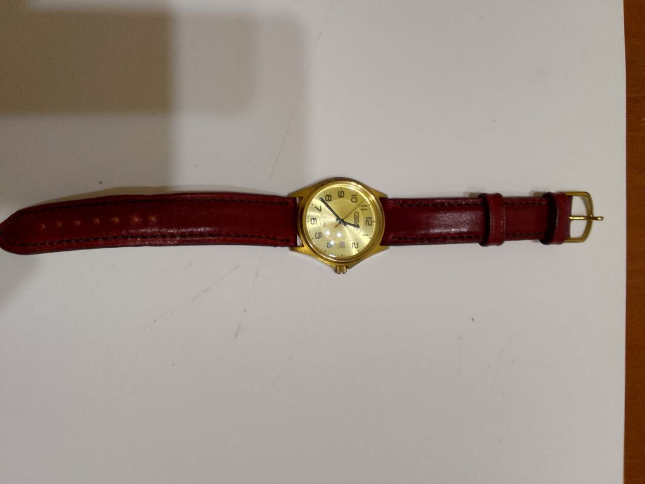 Made a new watch strap - Embossing on leather, Leather products, Longpost, Needlework without process