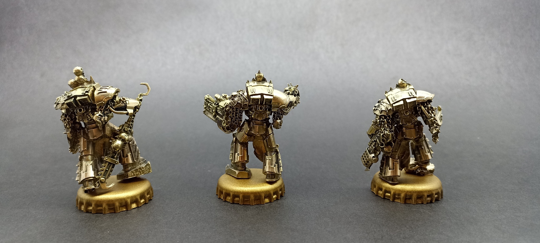 Warhammer 40K. Terminators are the lords of the night. Artistic metal casting. Material Bronze - Artistic casting, Warhammer 40k, Adeptus Astartes, Caster, Warhammer, Chaos dreadnought, Master, Characters (edit), Casting, Metal Casting, Longpost, Needlework without process, Bronze, Night lords, Alpharius, Primarchs, Konrad Curze, Night light, VKontakte (link), YouTube (link)