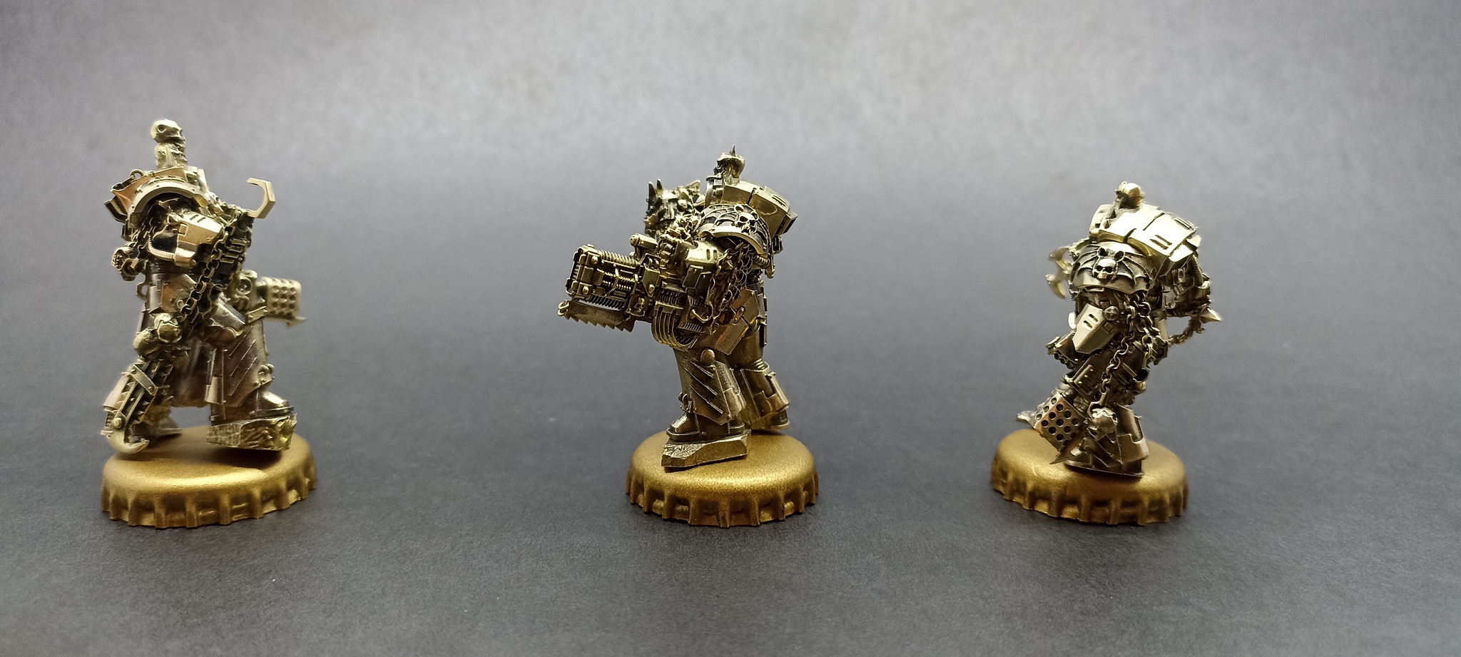 Warhammer 40K. Terminators are the lords of the night. Artistic metal casting. Material Bronze - Artistic casting, Warhammer 40k, Adeptus Astartes, Caster, Warhammer, Chaos dreadnought, Master, Characters (edit), Casting, Metal Casting, Longpost, Needlework without process, Bronze, Night lords, Alpharius, Primarchs, Konrad Curze, Night light, VKontakte (link), YouTube (link)