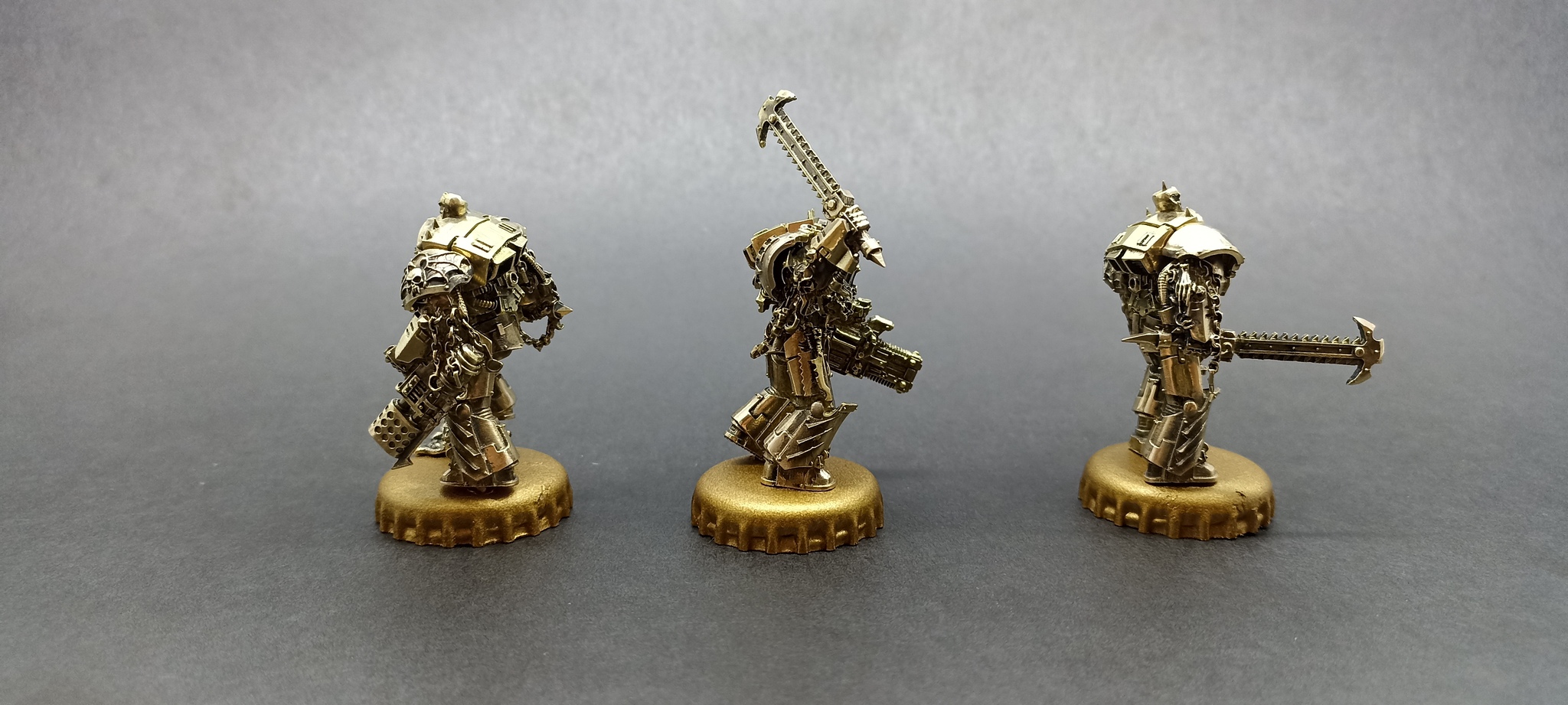 Warhammer 40K. Terminators are the lords of the night. Artistic metal casting. Material Bronze - Artistic casting, Warhammer 40k, Adeptus Astartes, Caster, Warhammer, Chaos dreadnought, Master, Characters (edit), Casting, Metal Casting, Longpost, Needlework without process, Bronze, Night lords, Alpharius, Primarchs, Konrad Curze, Night light, VKontakte (link), YouTube (link)