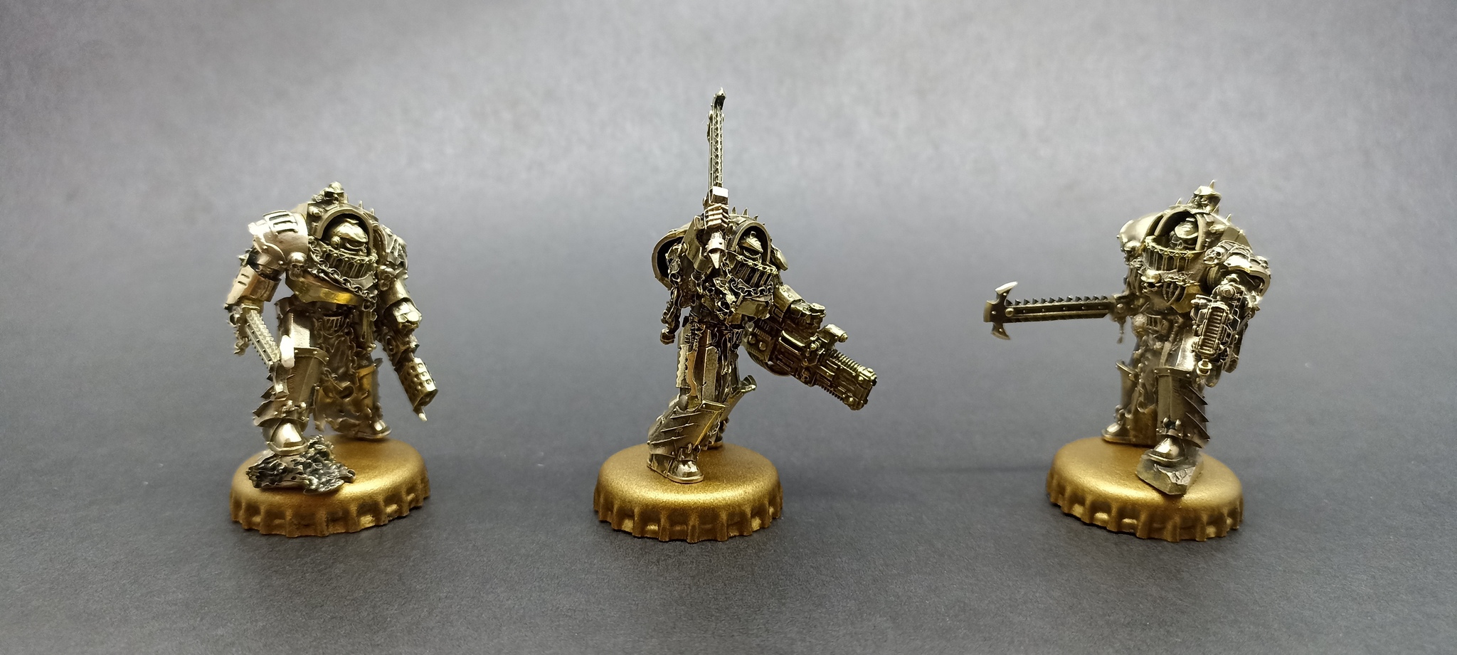 Warhammer 40K. Terminators are the lords of the night. Artistic metal casting. Material Bronze - Artistic casting, Warhammer 40k, Adeptus Astartes, Caster, Warhammer, Chaos dreadnought, Master, Characters (edit), Casting, Metal Casting, Longpost, Needlework without process, Bronze, Night lords, Alpharius, Primarchs, Konrad Curze, Night light, VKontakte (link), YouTube (link)