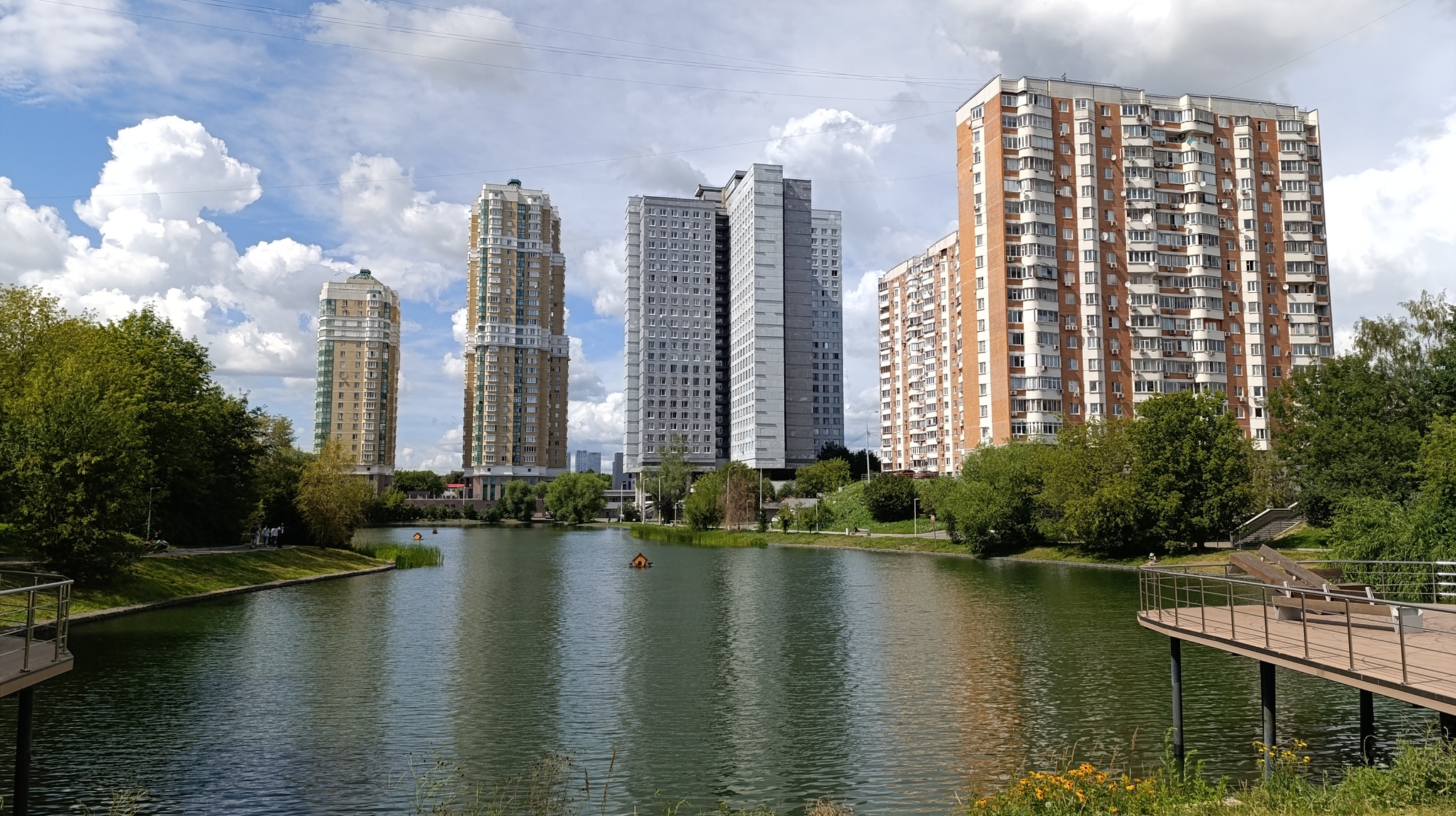 Парк Удальцовские пруды в Москве - Моё, Москва, Пруд, Парк, Водоем, Россия, Город, Красота, Мобильная фотография, Фотография, Длиннопост