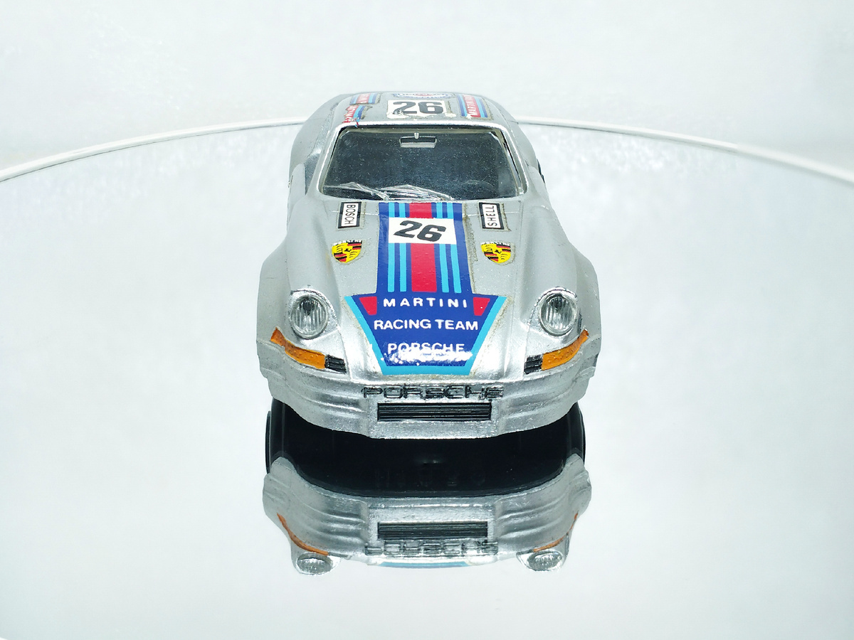 Модель гоночного автомобиля Porsche 911 Carrera RSR из серии Jet-car de Norev в масштабе 1:43 - Моё, Коллекционирование, Масштабная модель, Моделизм, Коллекция, Ретроавтомобиль, Porsche 911, Мартини, Стендовый моделизм, Сержик Моделист, Гоночный, Спорткар, Длиннопост