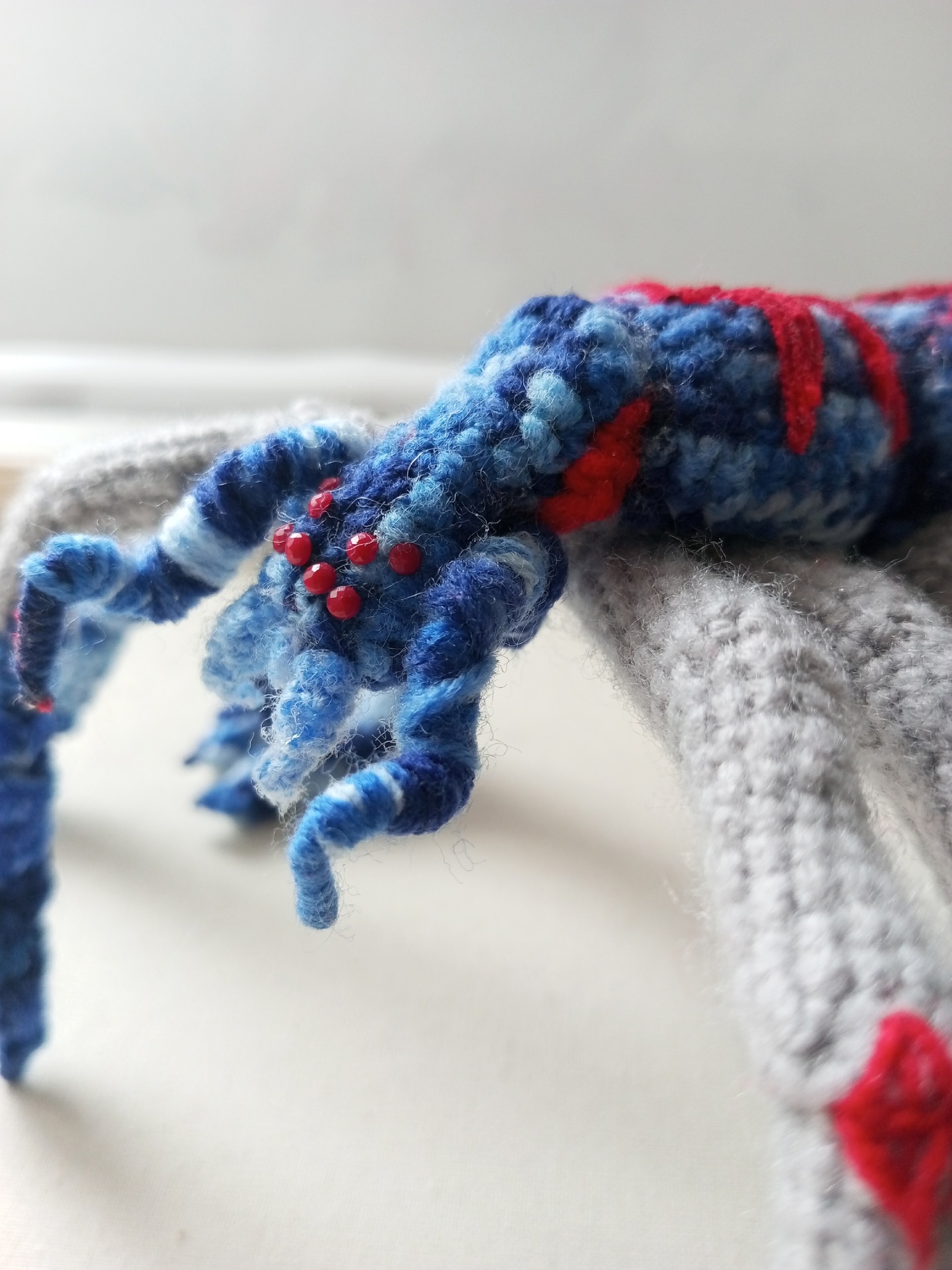 Work on BG3. When Spider-Mummy drank all the juices - With your own hands, Crochet, Knitting, Hobby, Creation, Amigurumi, Crafts, Author's toy, Knitted toys, Soft toy, Longpost