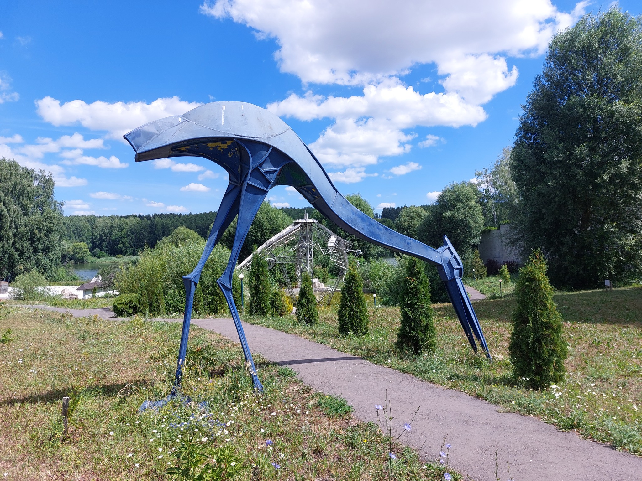 Sculpture Park Legend and Art-Penza - My, Mobile photography, Sculpture, The park, Penza, Longpost