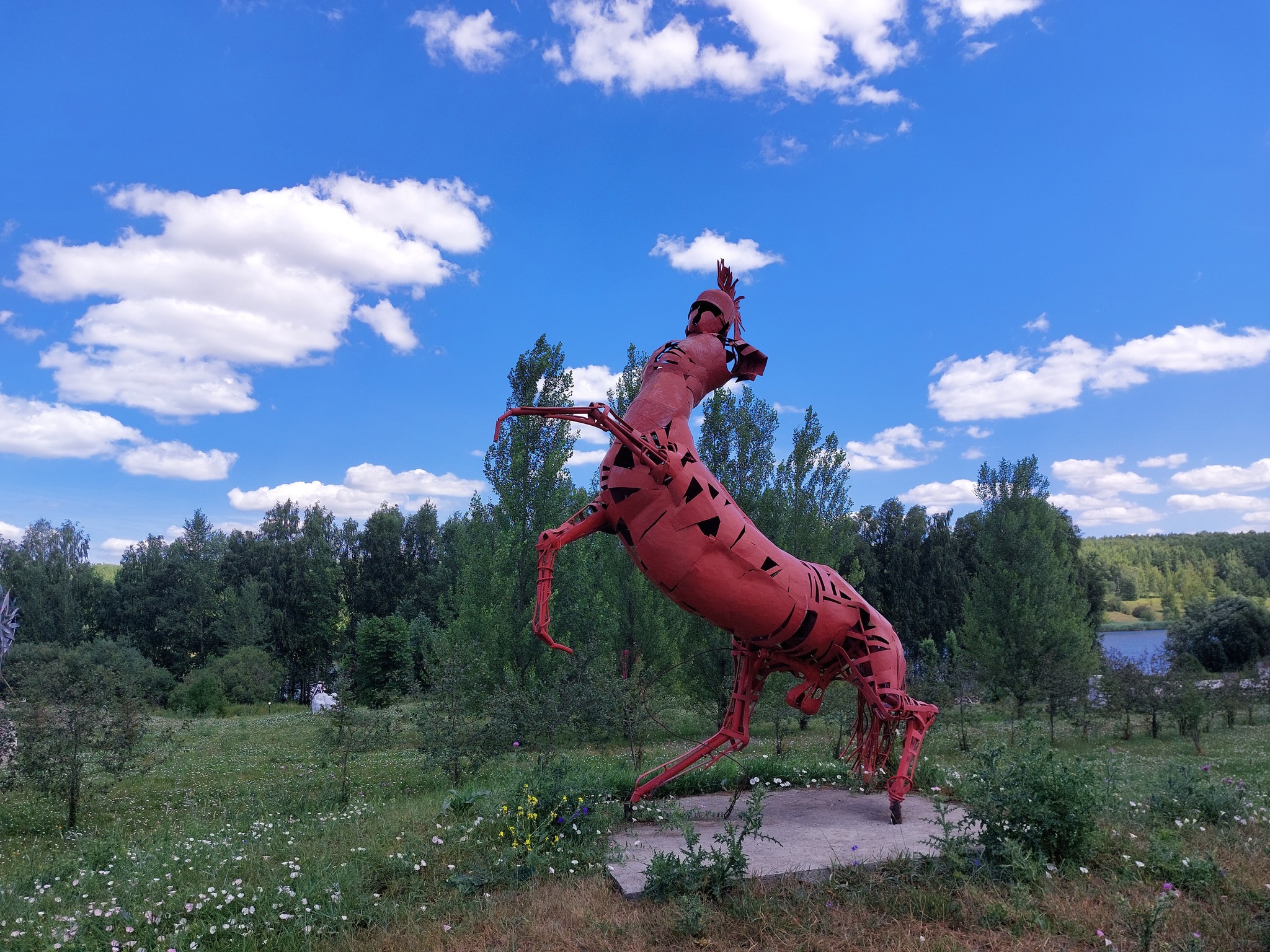 Sculpture Park Legend and Art-Penza - My, Mobile photography, Sculpture, The park, Penza, Longpost