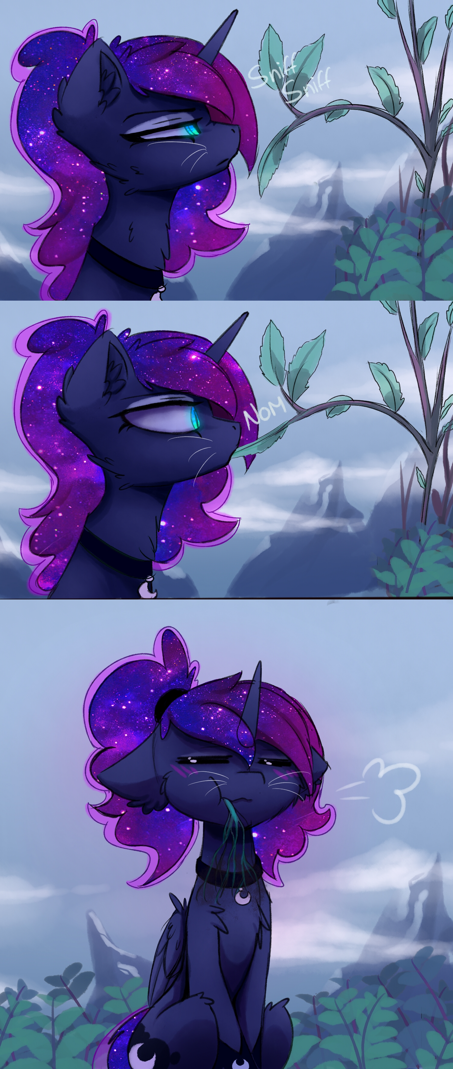 Cat mint - My little pony, Princess luna, Magnaluna, Longpost