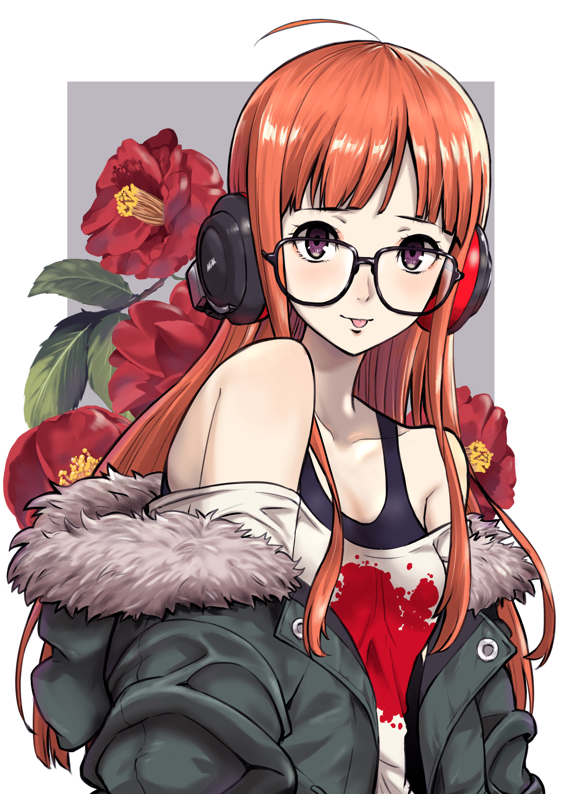 Futaba - Art, Anime, Anime art, Persona, Persona 5, Sakura futaba, Games, Game art, Glasses, Longpost