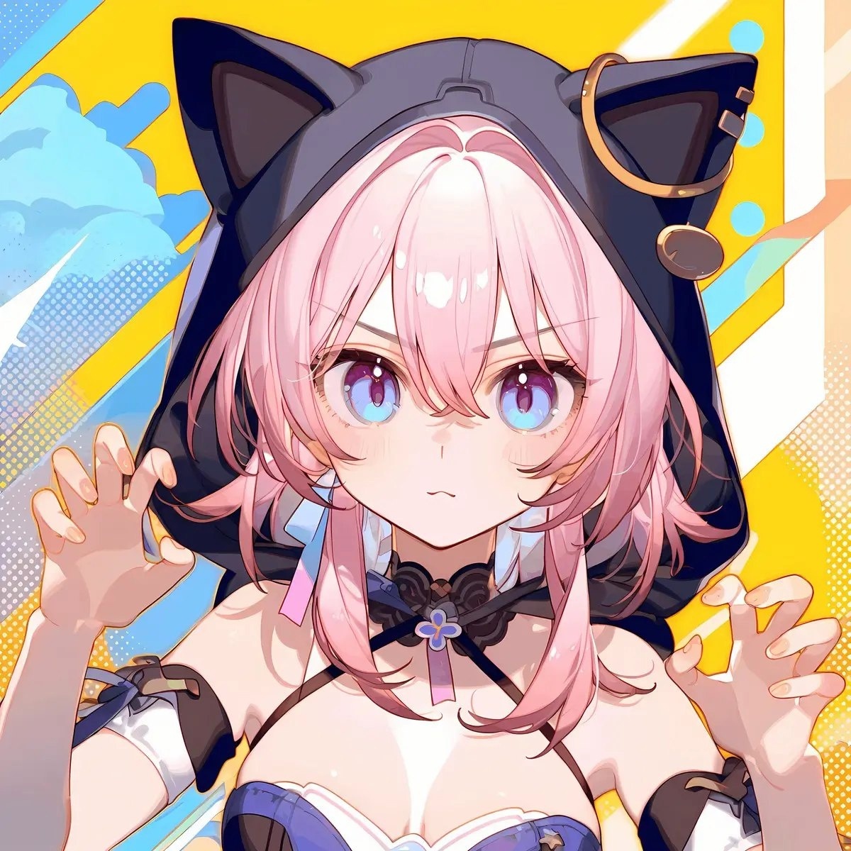 Honkai Meow Rail - Art, Anime, Honkai: Star Rail, Bronya (Honkai: Star Rail), March 7th (Honkai: Star Rail), Himeko (Honkai: Star Rail), Silver Wolf (Honkai: Star Rail), Kafka (Honkai: Star Rail), Stelle (Honkai: Star Rail), Neural network art, Milota, Longpost