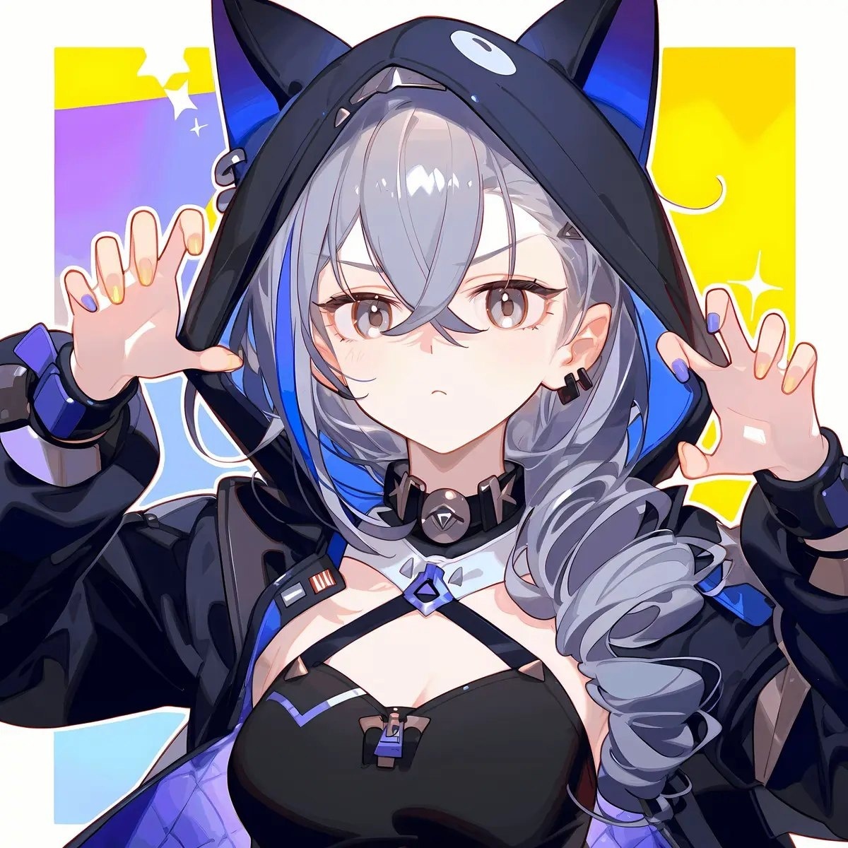 Honkai Meow Rail - Art, Anime, Honkai: Star Rail, Bronya (Honkai: Star Rail), March 7th (Honkai: Star Rail), Himeko (Honkai: Star Rail), Silver Wolf (Honkai: Star Rail), Kafka (Honkai: Star Rail), Stelle (Honkai: Star Rail), Neural network art, Milota, Longpost