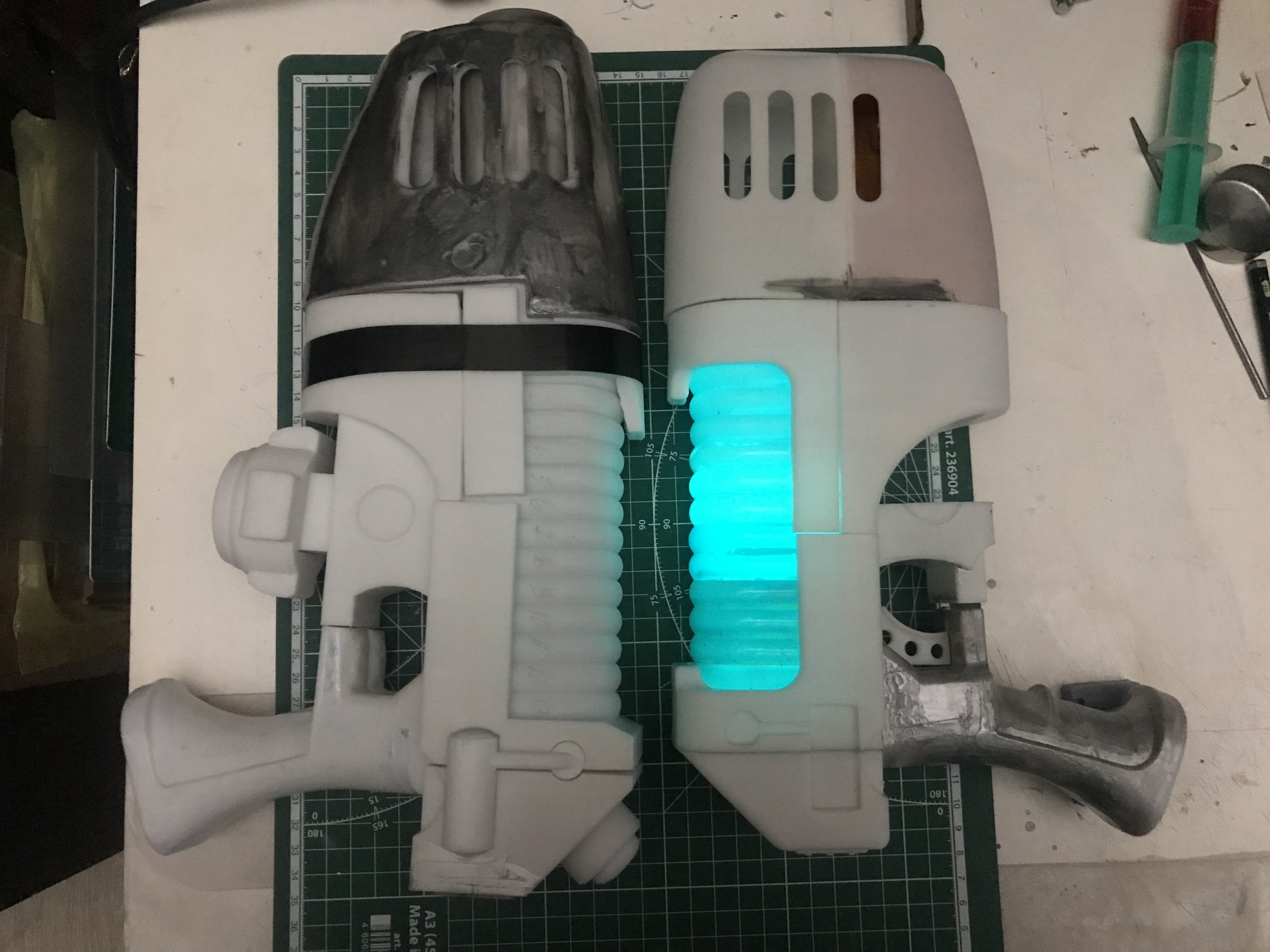 Making a Plasmagun from Warhammer 40k with your own hands. Part I. Prototype - My, Modeling, Warhammer 40k, Needlework with process, Cosplay, Needlework, 3D modeling, Photopolymer printing, Longpost