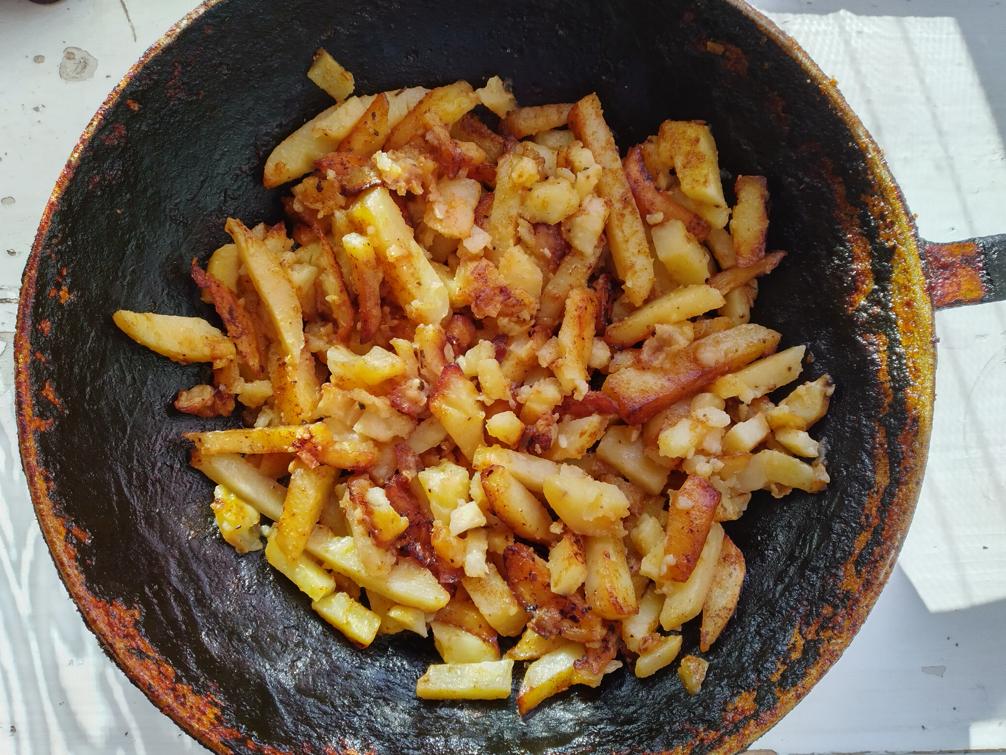 Fried potatoes - Food, Roast potatoes, The photo