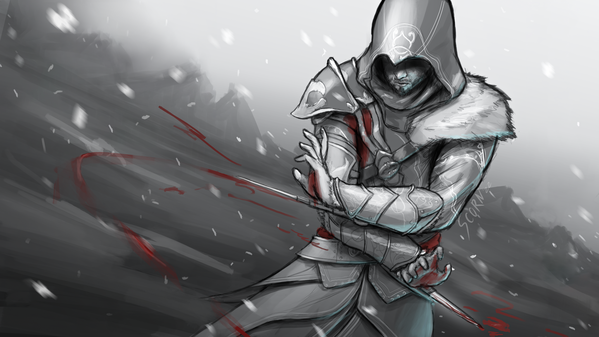 Ezio Auditore da Firenze: Author TrueScorn - Ezio Auditore, Assassin, Assassins creed, Assassins Creed 2, Art