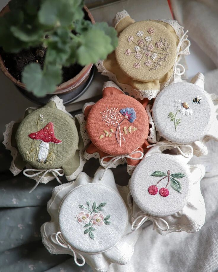 Very interesting ideas, long forgotten embroidery - Embroidery, Satin stitch embroidery, Botany, Kitchen, Interior Design, Handmade, Needlework, Decor, Interior, Longpost, Needlework without process