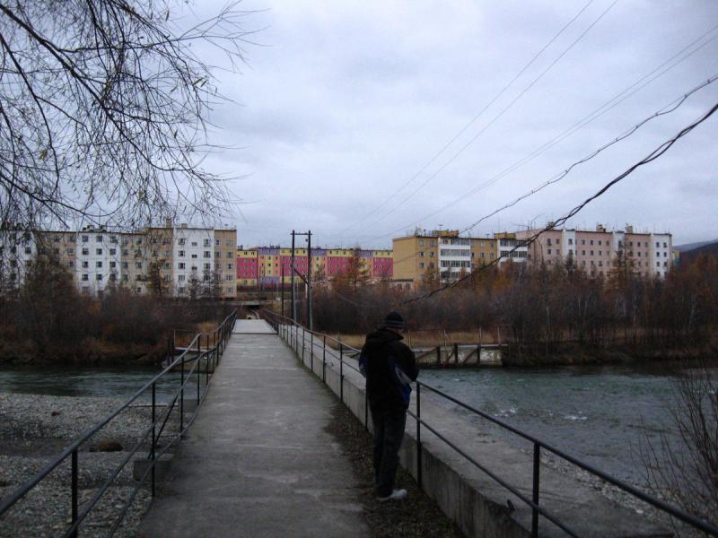 Flooding. The river overflowed its banks on July 9 and 25 - My, Bilibino, Later, Incident, Flooding, Bridge, Road, Chukotka, Video, Vertical video, Soundless, Longpost