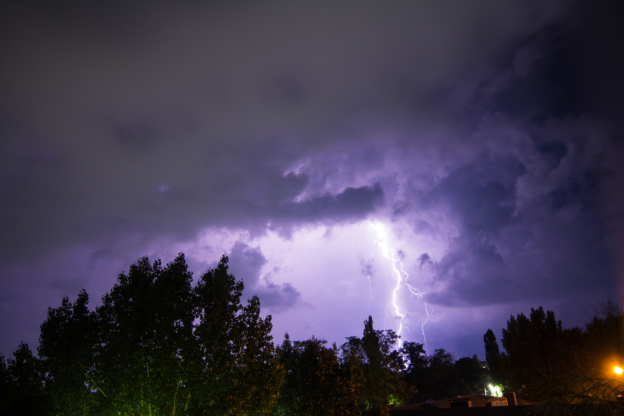 Night thunderstorm over Azov - My, Thunderstorm, Night, Storm Hunters League, The clouds, Weather phenomenon, Longpost