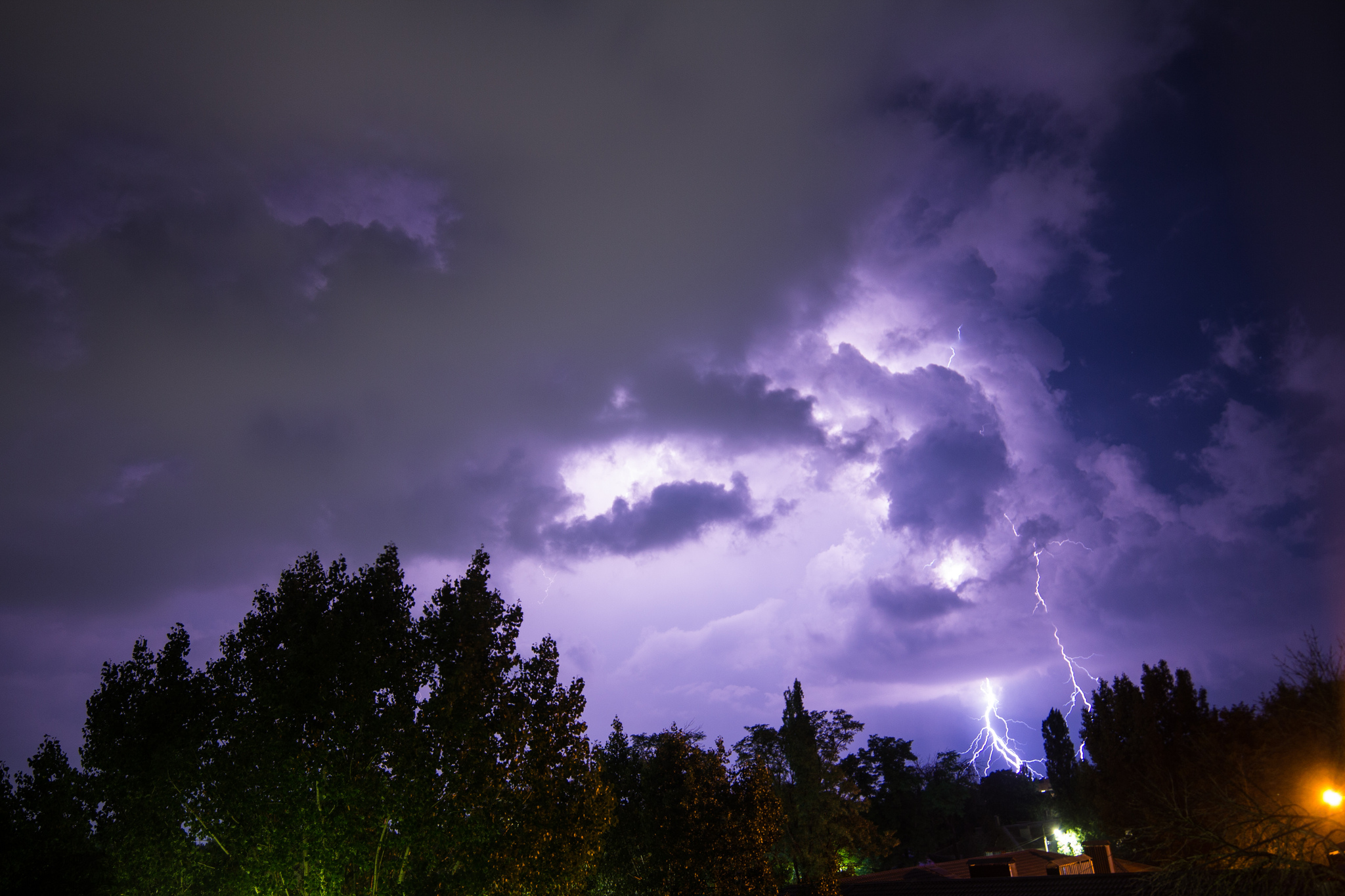 Night thunderstorm over Azov - My, Thunderstorm, Night, Storm Hunters League, The clouds, Weather phenomenon, Longpost