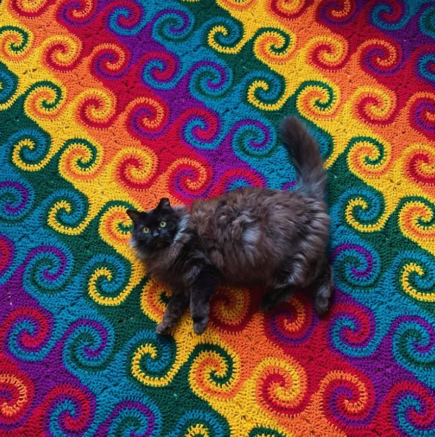 Cat Thursday - Knitting, Creation, cat, Milota, Fluffy, Pet the cat