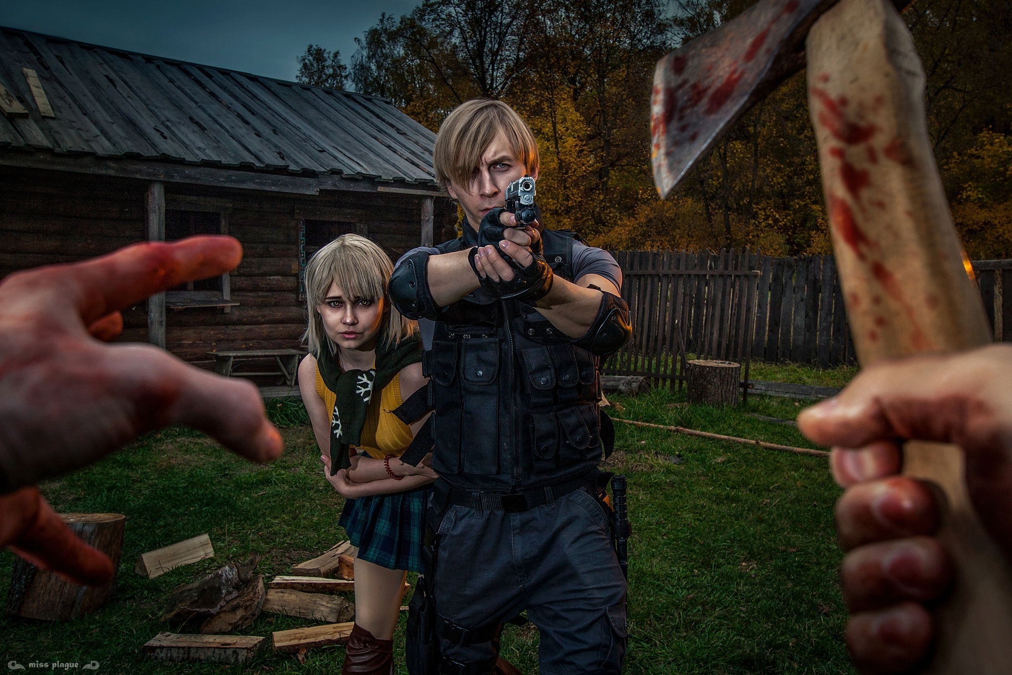 Resident Evil 4 cosplay - My, Cosplay, The photo, Cosplayers, Games, Computer games, Resident evil, Resident Evil 4, Leon Kennedy, Leon, Survival Horror, Longpost