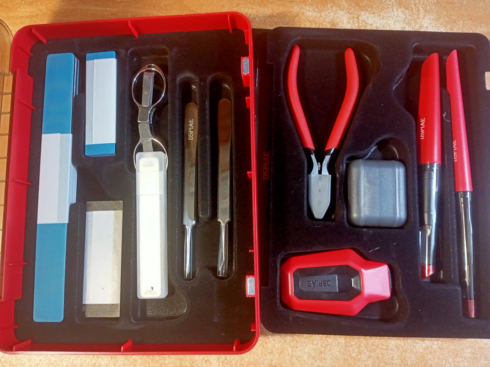 DSPIAE Departure Toolkit. Unboxing and review - My, Overview, Unpacking, Modeling, Stand modeling, Hobby, Tools, Equipment, Emery, Chinese goods, Nippers, Tweezers, Kit, Longpost