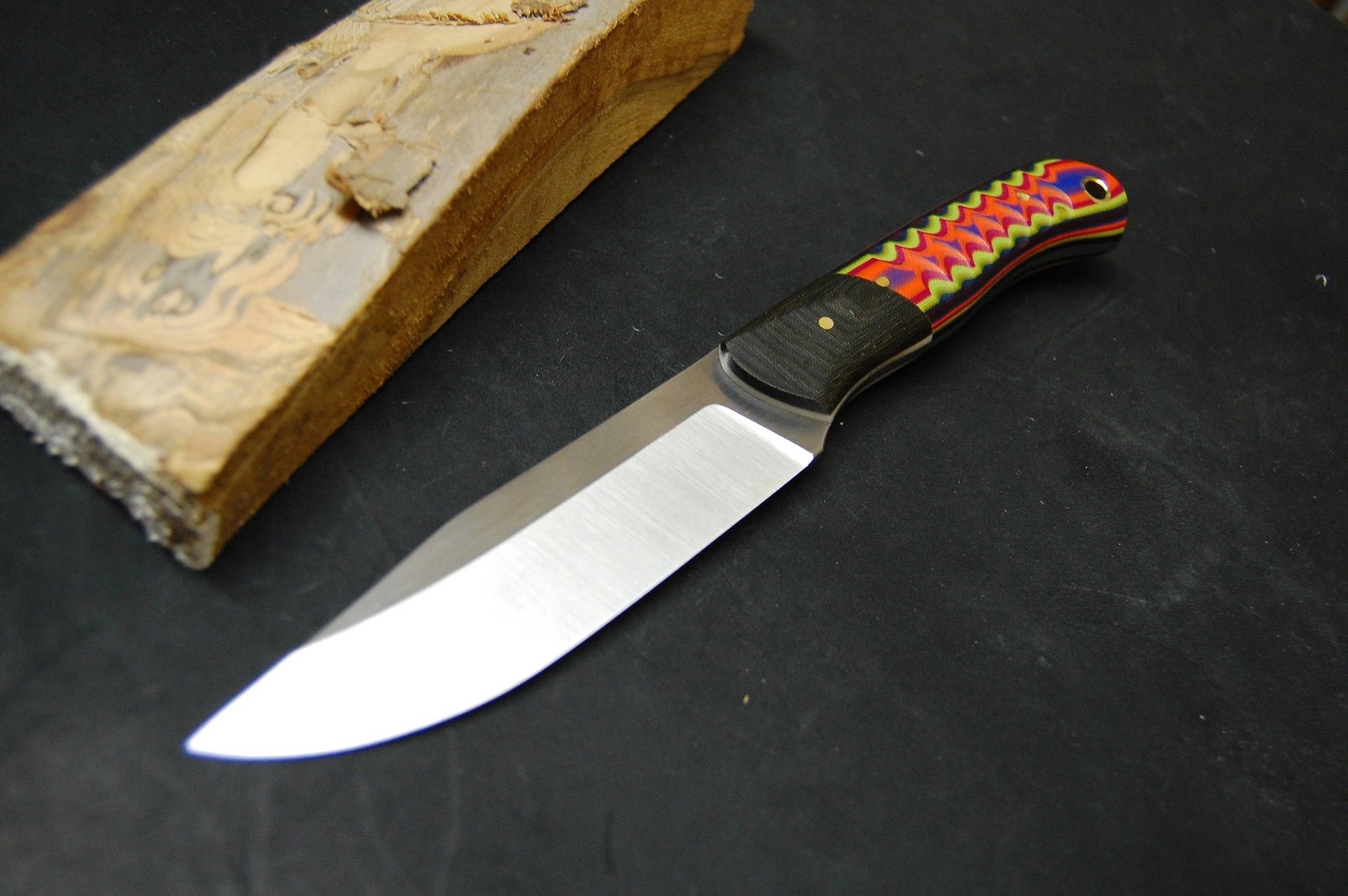 Camping knife - My, Knife, Handmade, With your own hands, Needlework without process, Needlework, Longpost