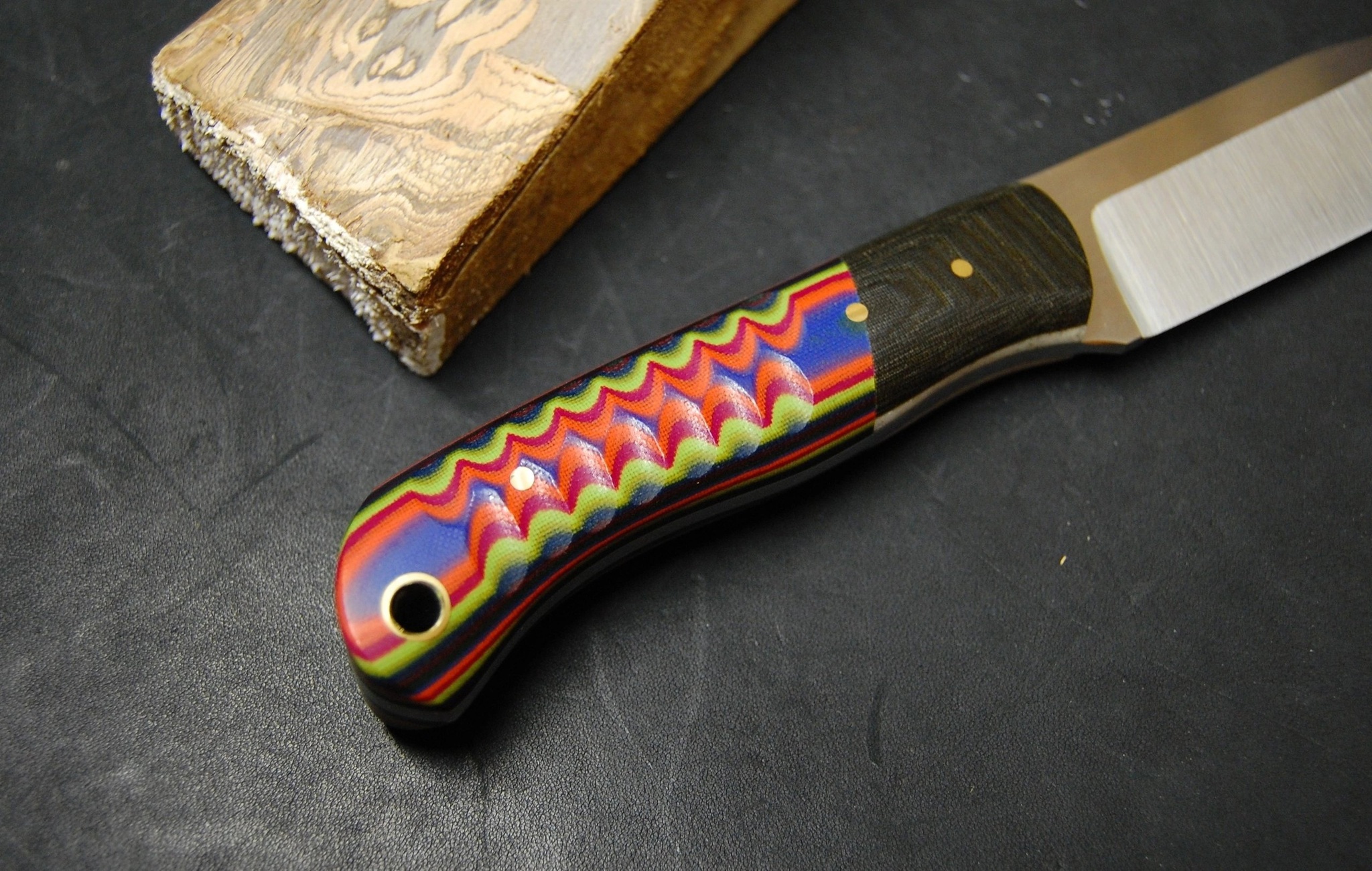 Camping knife - My, Knife, Handmade, With your own hands, Needlework without process, Needlework, Longpost