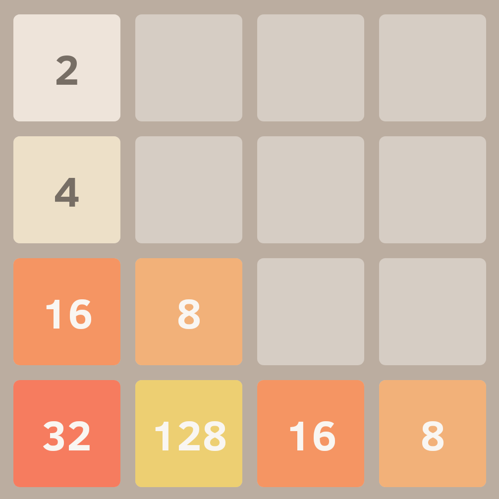 How to play 2048 (simple strategy) - My, 2048, Головоломка, Longpost