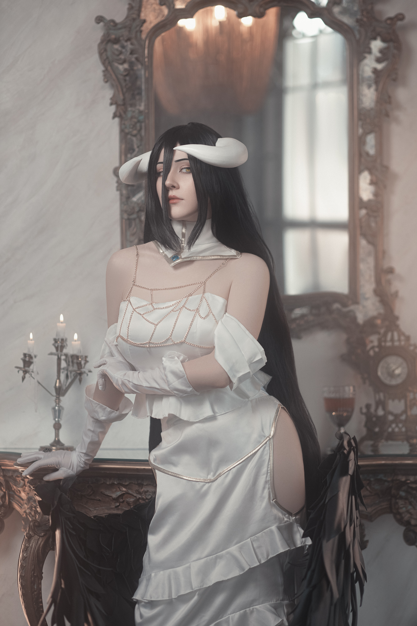 Albedo Cosplay | Overlord - My, Cosplay, Anime, Overlord, Albedo (Overlord), The photo, Longpost