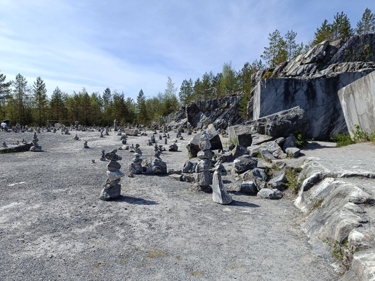 Cairns in Karelia. What are they and why are there so many of them? - My, Tourism, Travels, Drive, Saint Petersburg, Карелия, Ruskeala, Sami, Seid, Туристы, And here are some more pyramids like this, Tourist places, Leningrad region, Road trip, Mountain tourism, Longpost