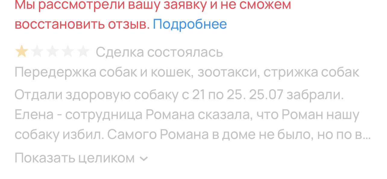 Как авито чистит отзывы передержке, где избили мою собаку - Проблема, Сервис, Негатив, Авито, Защита животных, Жестокое обращение с животными, Передержка, Видео, Вертикальное видео, Длиннопост