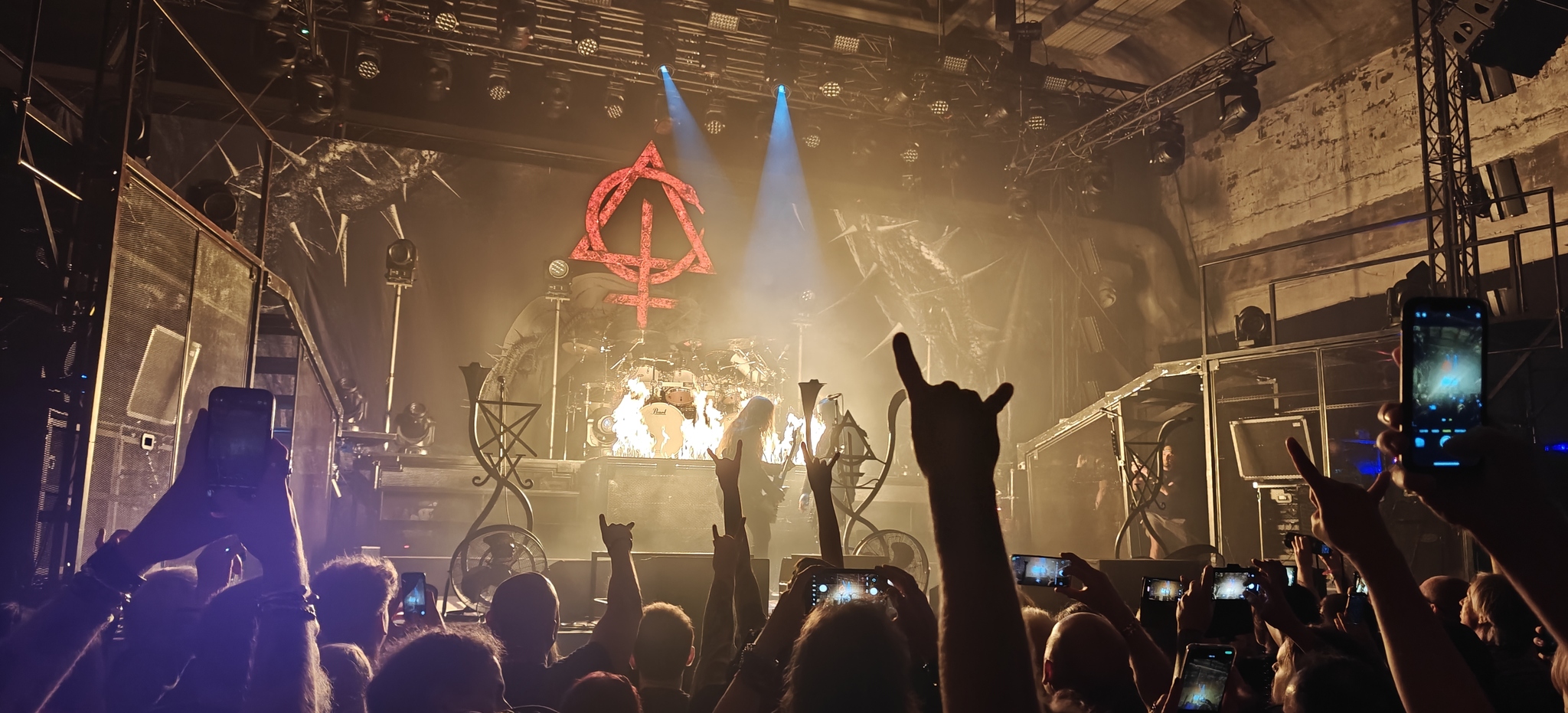 Cool photo from the concert - My, Rock concert, Metal, Satanism