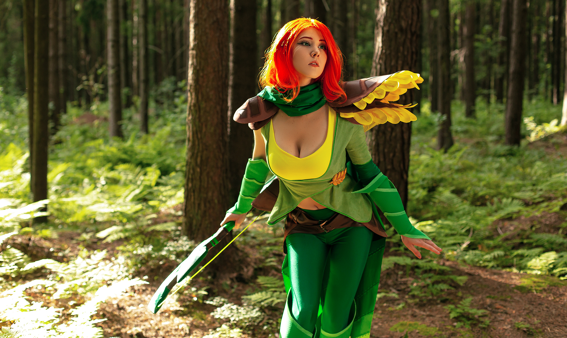 Windranger Cosplay | Dota 2 - My, Cosplay, Dota 2, Fashion model, PHOTOSESSION, Professional shooting, Cosplayers, Windranger, The photo, Longpost