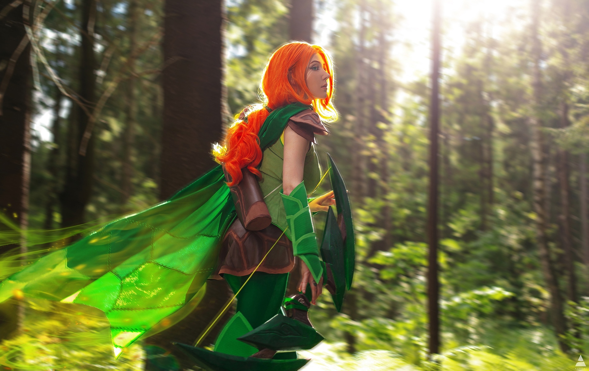 Windranger Cosplay | Dota 2 - My, Cosplay, Dota 2, Fashion model, PHOTOSESSION, Professional shooting, Cosplayers, Windranger, The photo, Longpost