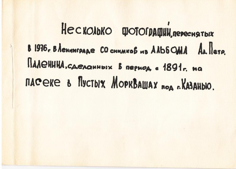 Пасеки Алексея Петровича Паленина, Пустые Моркваши [1882 – 1901] - Моё, Российская империя, СССР, История города, Краеведение, Казань, Достопримечательности, Города России, История России, Татарстан, Длиннопост