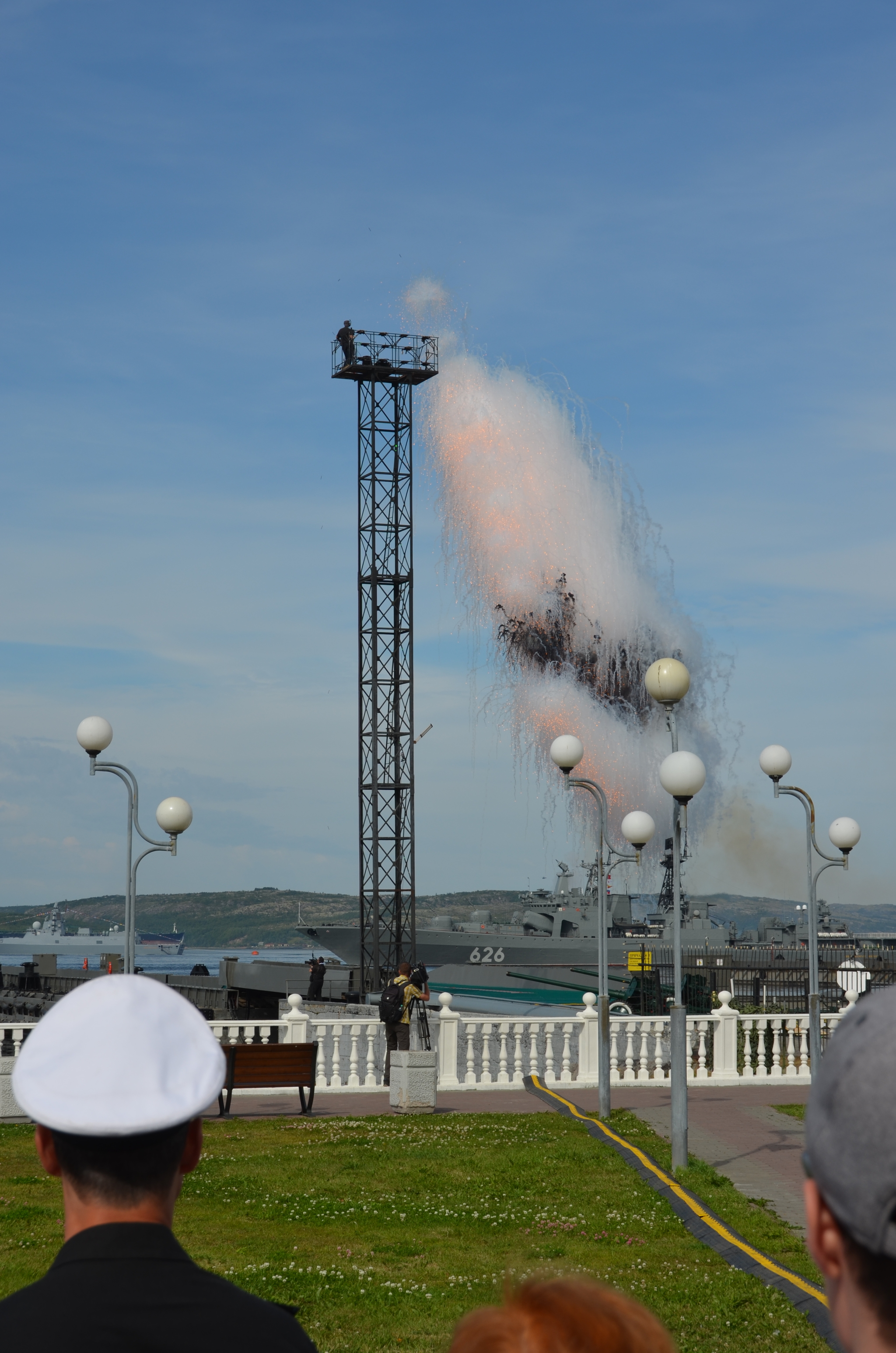 Happy Navy Day! Greetings from Severomorsk! - My, Northern Fleet, Combat ships, Submarine, Holidays, Longpost, Navy Day