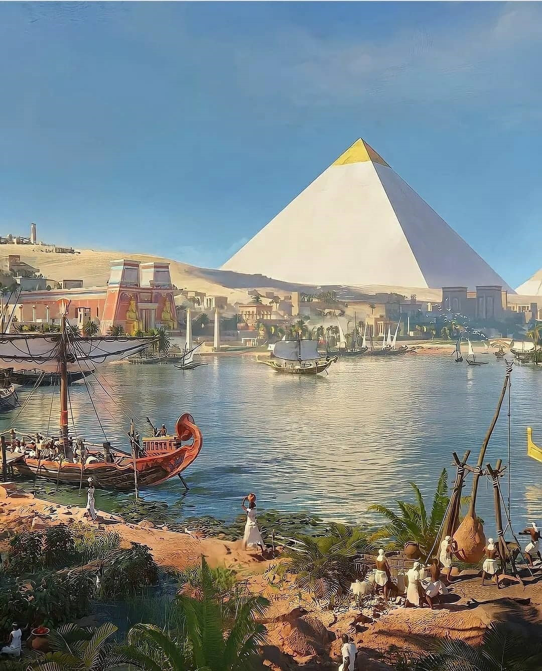 This is what ancient Egypt looked like... - Ancient Egypt, Egypt, beauty, Images, Repeat