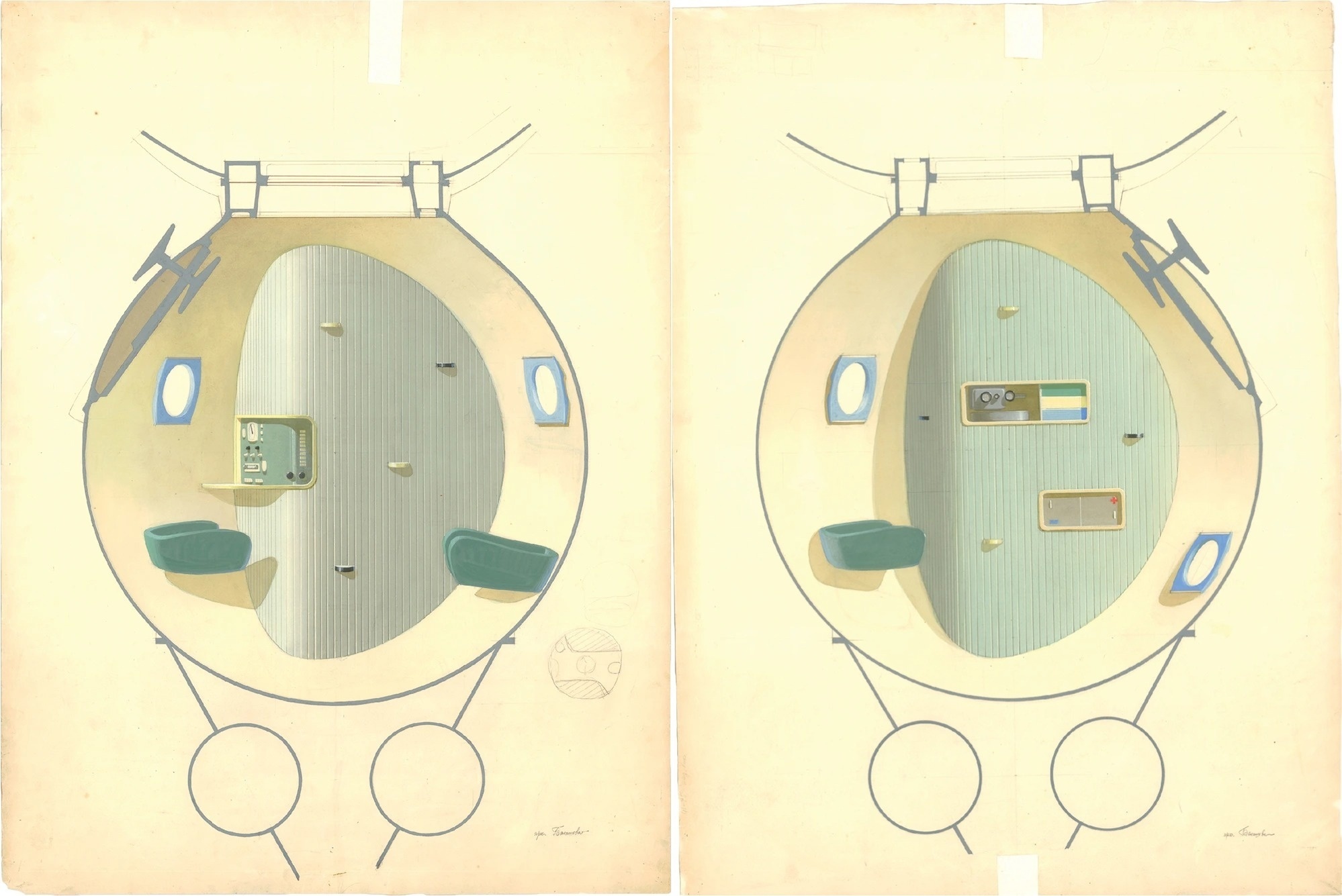 Interiors in space: a basic recipe from Soviet cuisine - My, Cat_cat, History (science), Text, Space, Design, Interior, the USSR, Rocket union, Apollo-Soyuz, Longpost