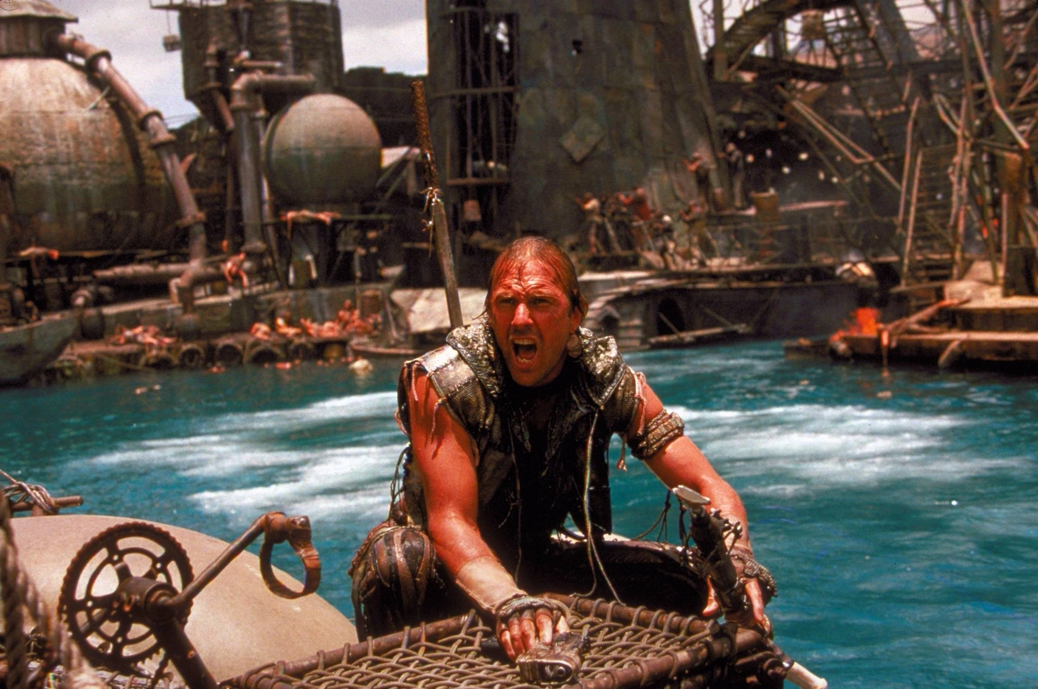 On July 28, 1995, the premiere of the film “Water World” took place. - Hollywood, Movies, Fantasy, Water world, Kevin Costner, Actors and actresses, Боевики, Dennis Hopper, Video, Youtube, Longpost