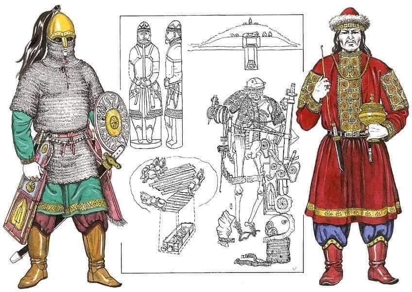 Warrior from the Chingul Kurgan - Ancient artifacts, Polovtsi, Kipchaks, Mound, Archeology, History (science), Longpost