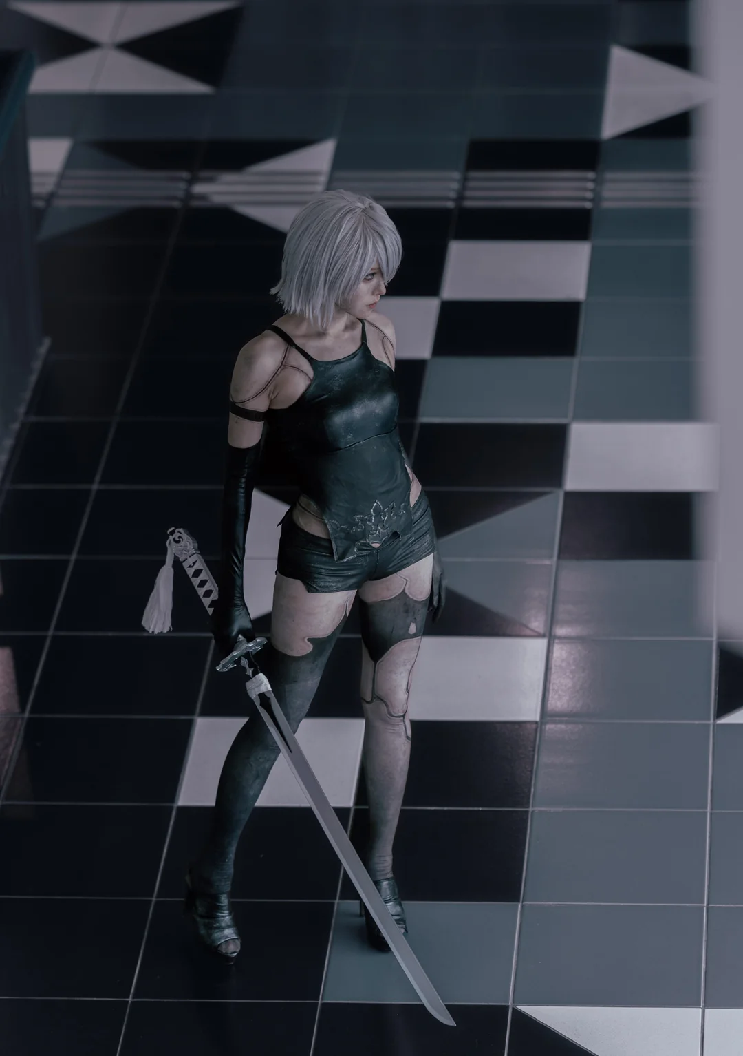 Yorha A2 - Games, NIER Automata, Yorha unit No 2 type a, Cosplay, Girls, Longpost, The photo