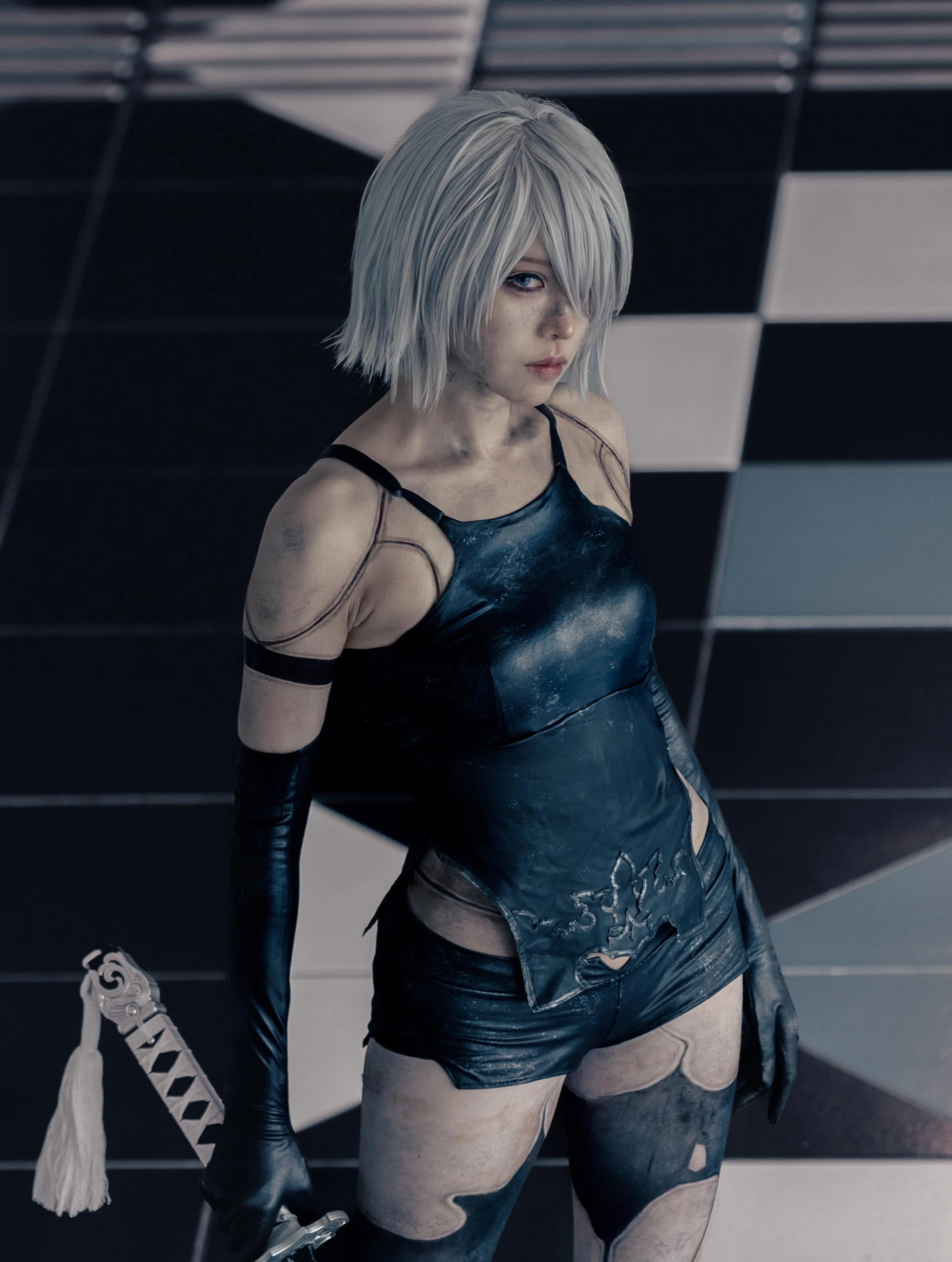 Yorha A2 - Games, NIER Automata, Yorha unit No 2 type a, Cosplay, Girls, Longpost, The photo